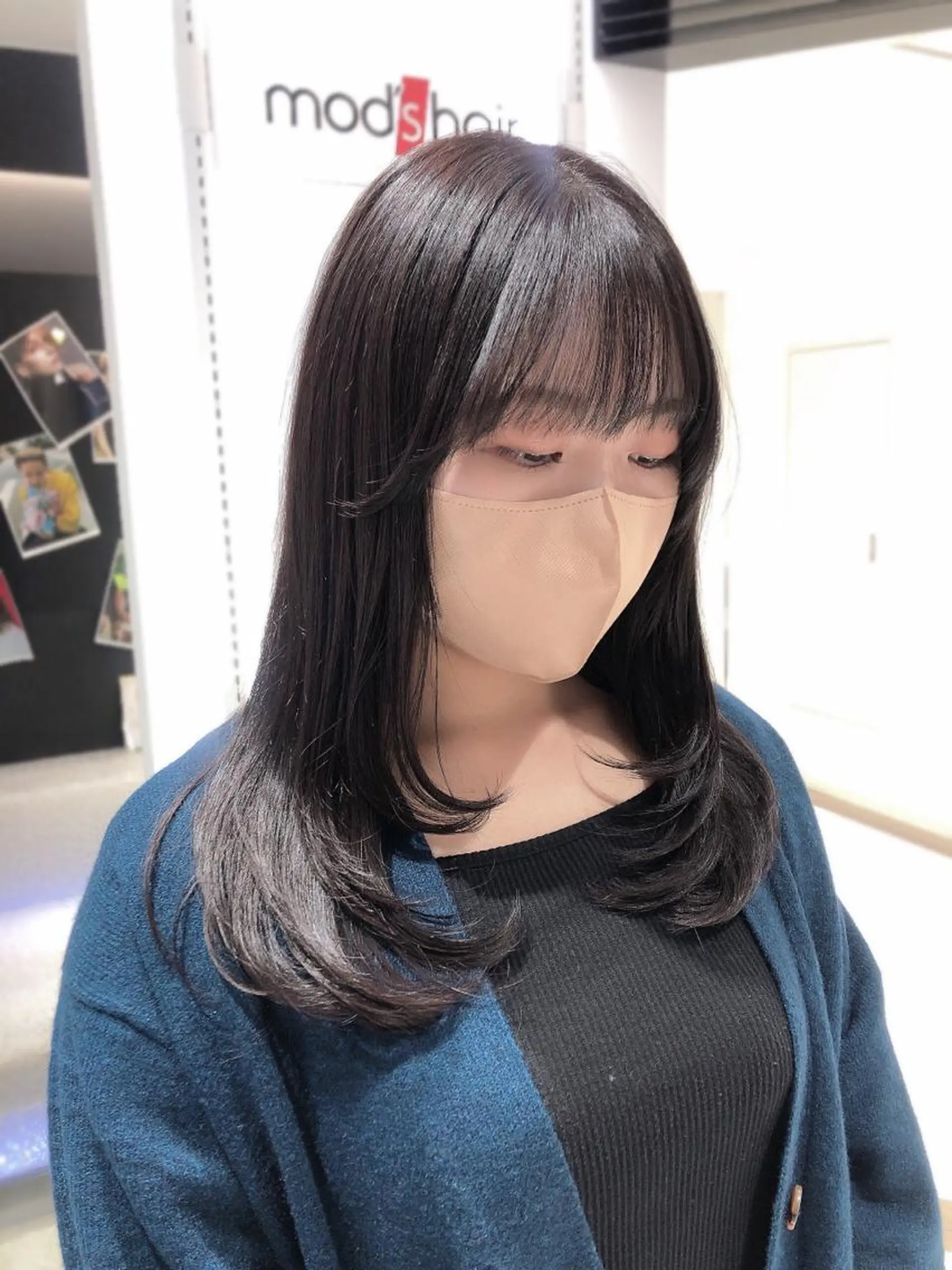 セミロング ヘアアレンジ レイヤーカット YUI🦋耳ツボ/ 仙台美容師/長町のその他イメージ