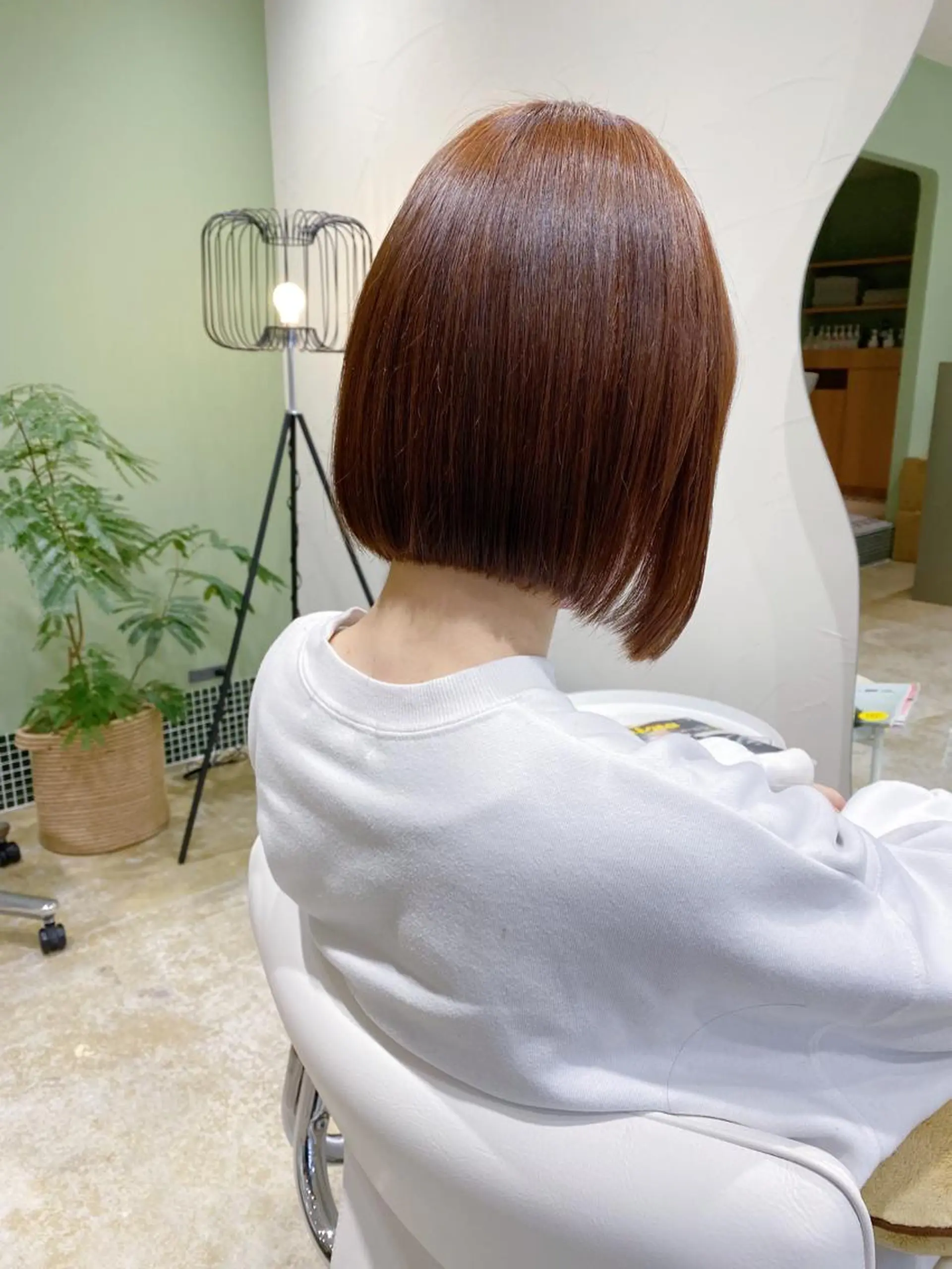 ミディアム カット ヘアカラー トリートメント Sabby所属・氏川洸希 パーマのヘアスタイル