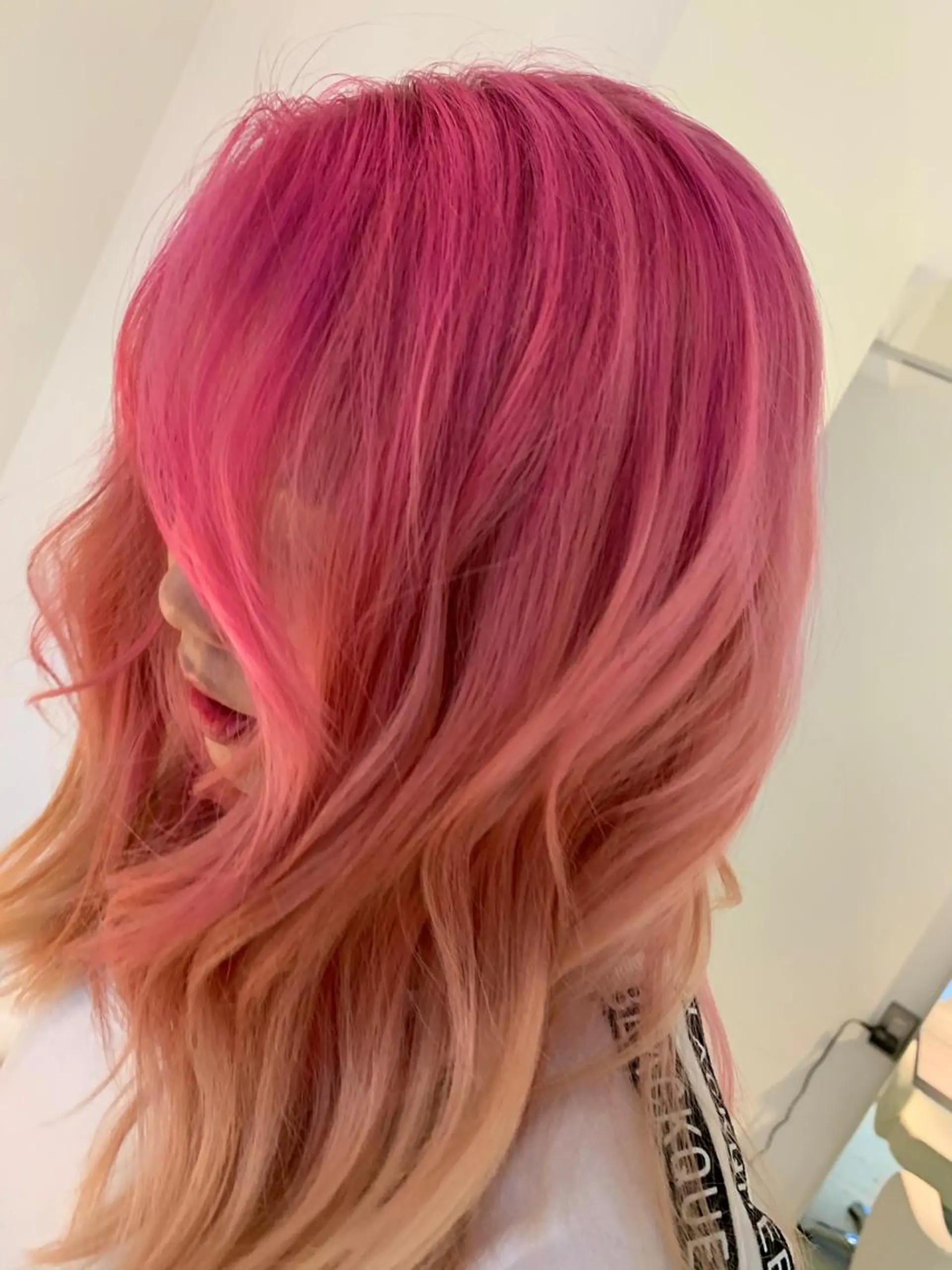 ロング カラー ピンクカラー ヘアカラー トリートメント ヘアセット モテ髪提案します💕 髪質改善宗一郎のヘアスタイル