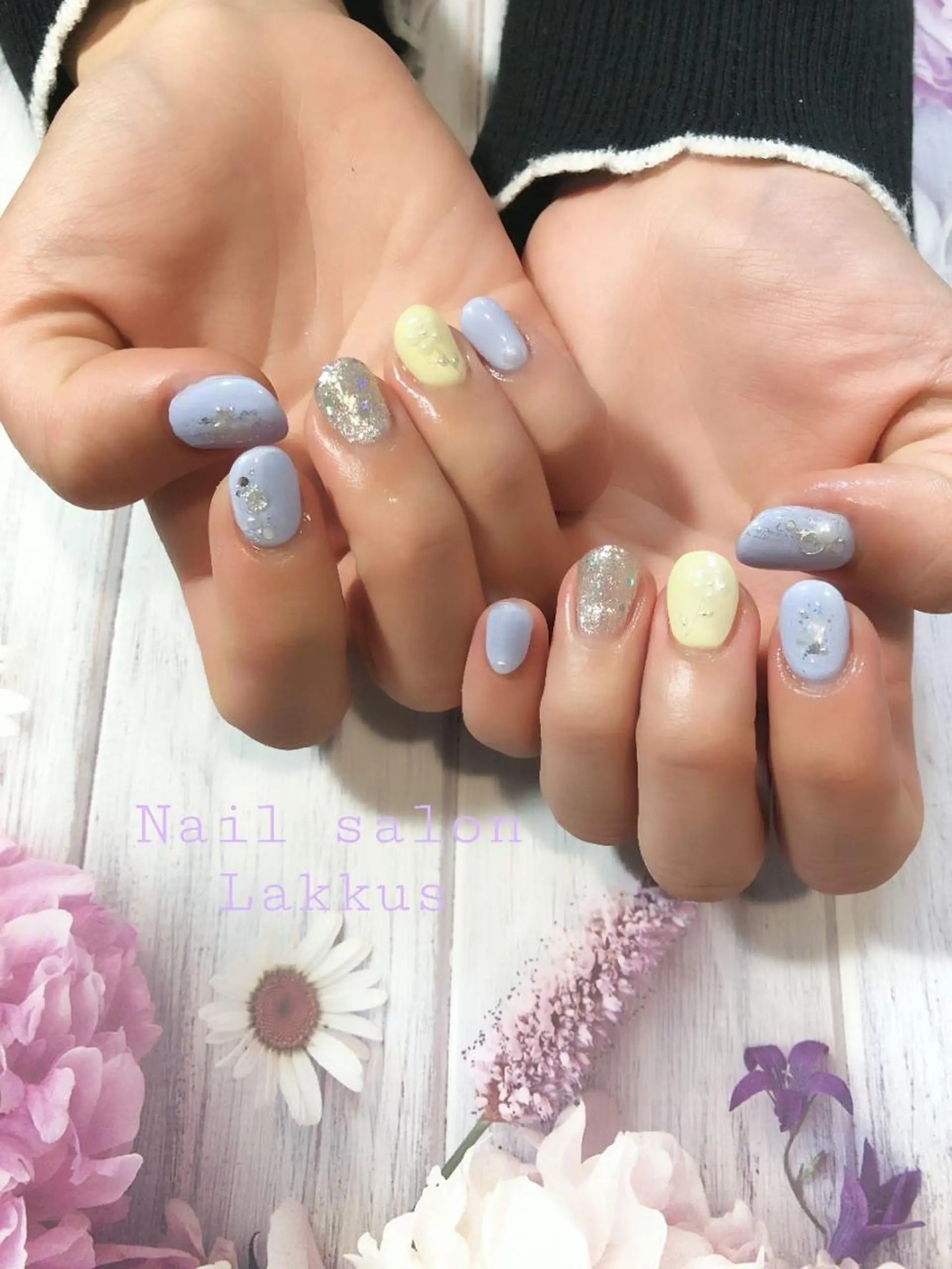 ネイル 春ネイル ハンドネイル Lakkus T－Mのネイルデザイン