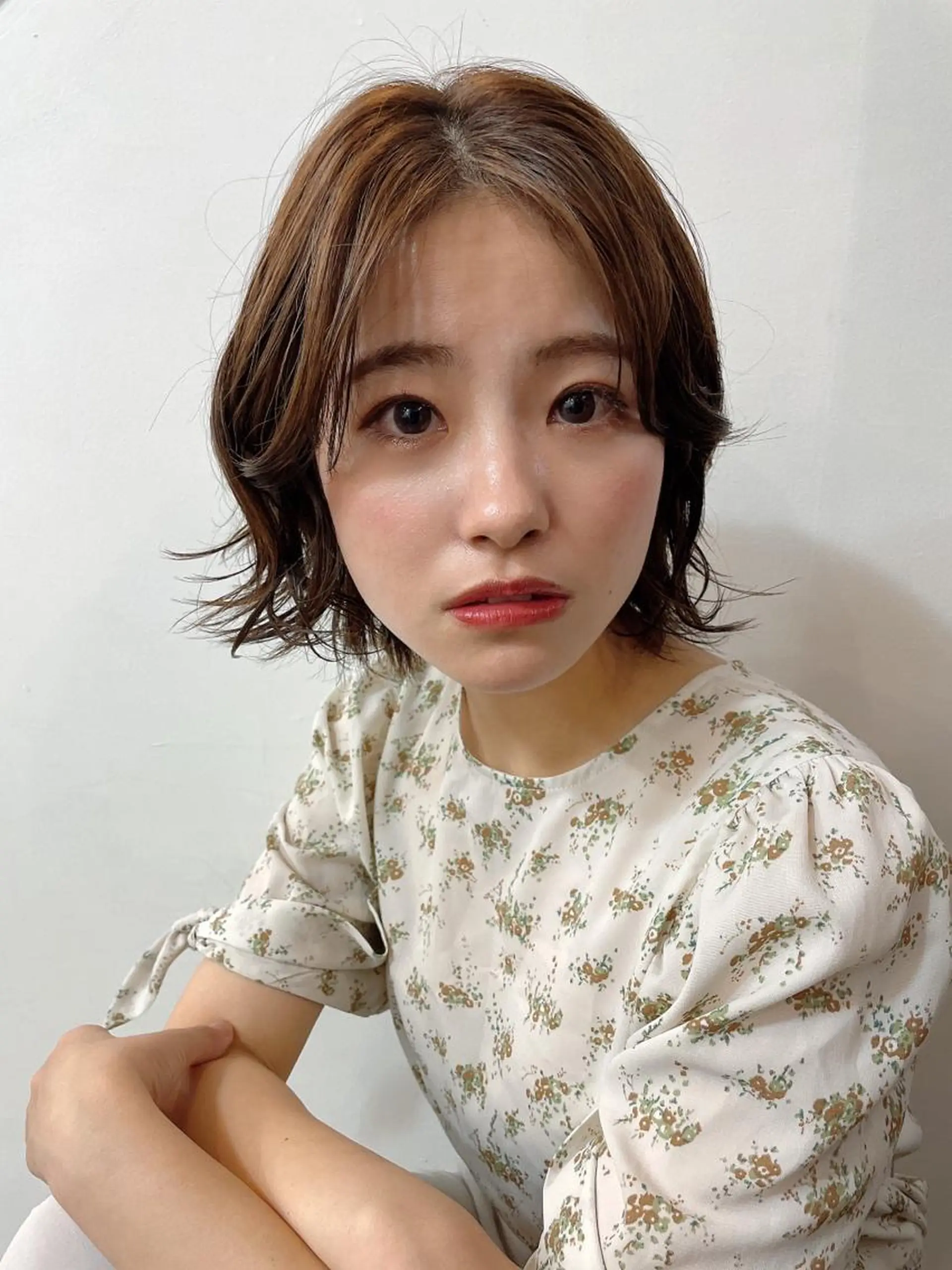ショート カラー ヘアカラー トリートメント ツヤ美髪💐 髪質改善/高山愛来のヘアスタイル