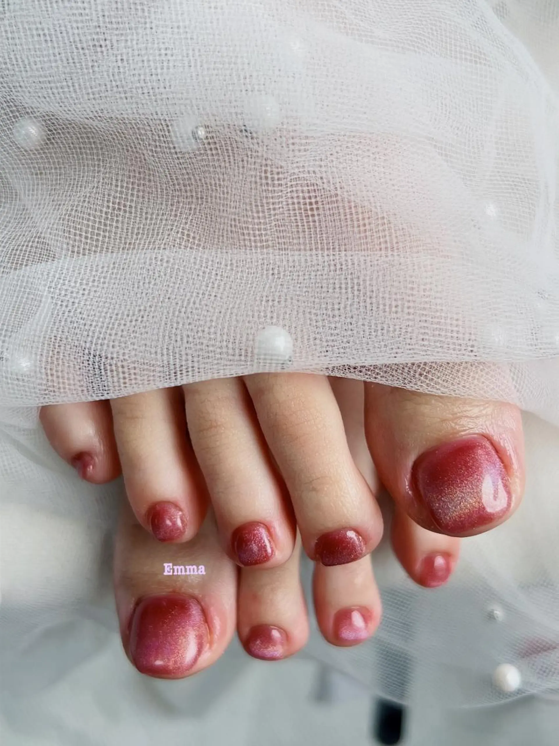 ネイル フットネイル マグネットネイル She   Nail所属・ISA_ BELLAのネイルデザイン