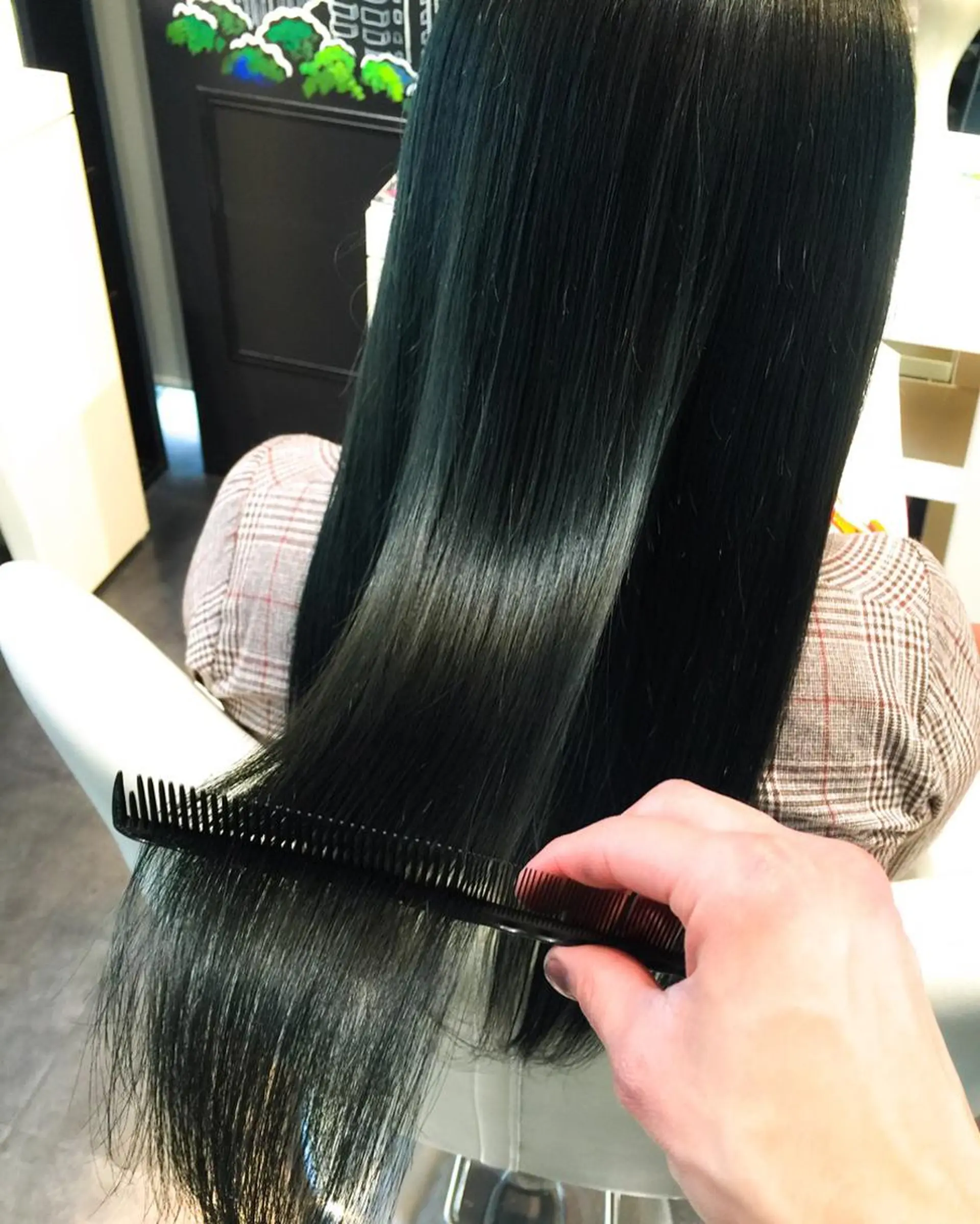 ロング カラー アッシュ 🍀ケアブリーチ カラー🍀坂井のヘアスタイル