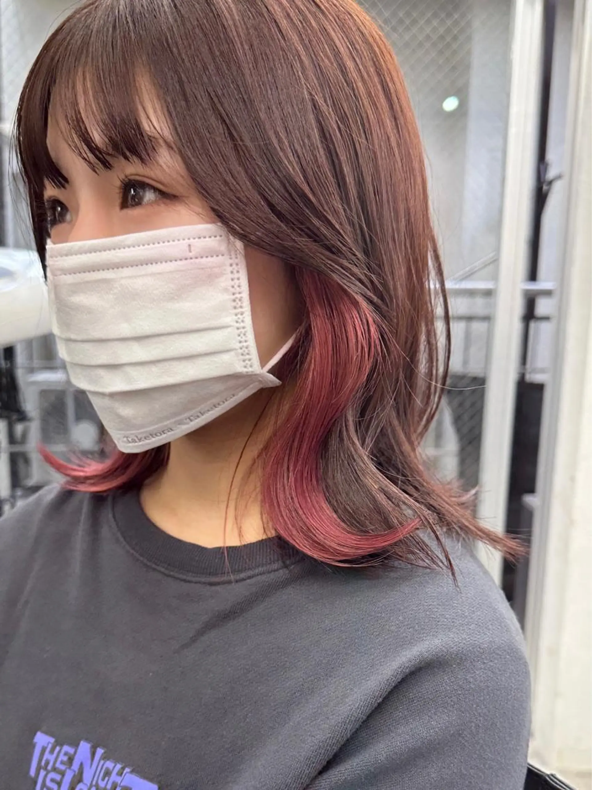 ミディアム カラー ブリーチダブルカラー 【koide】のヘアスタイル