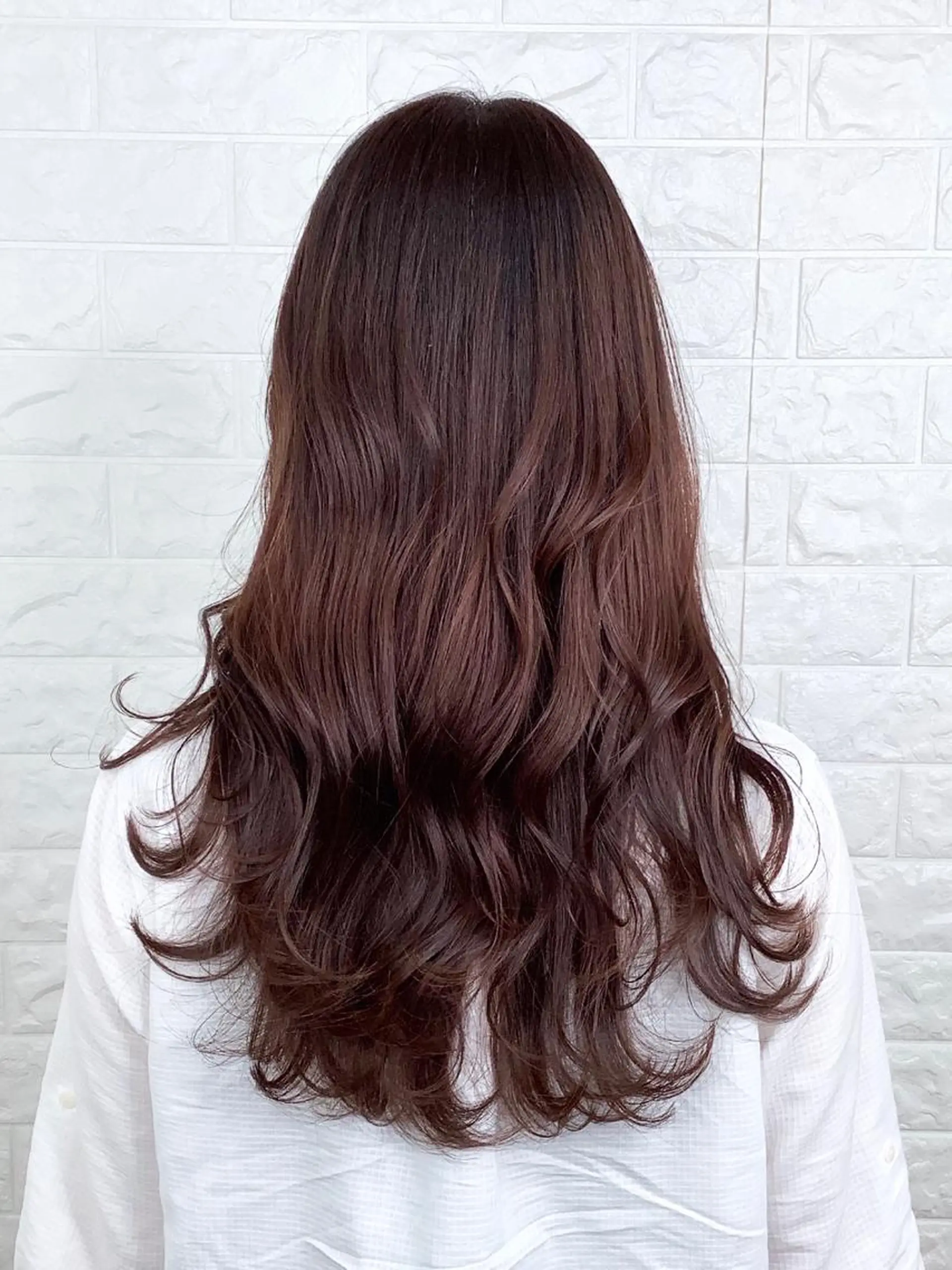 ロング カラー エイジングケア特化 美容師✂️山崎竜二のヘアスタイル