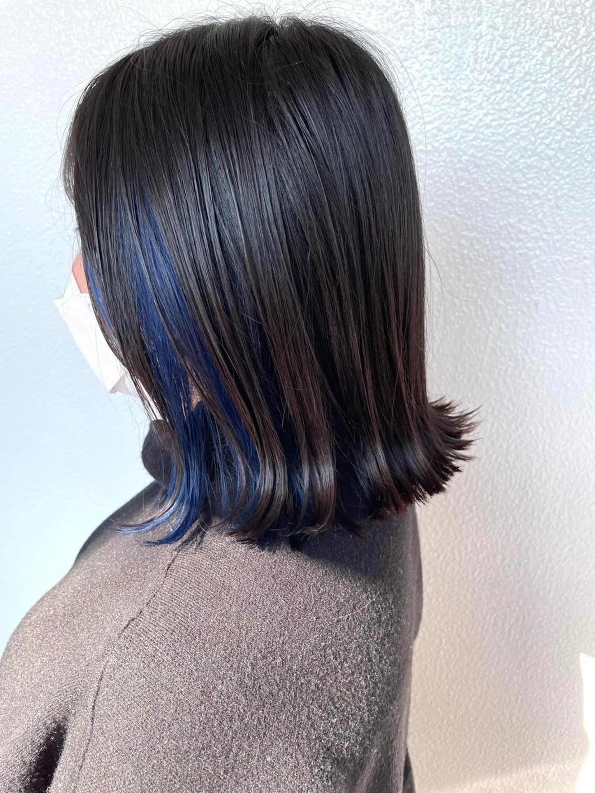ミディアム カット ヘアカラー トリートメント 岩崎 祐大のヘアスタイル