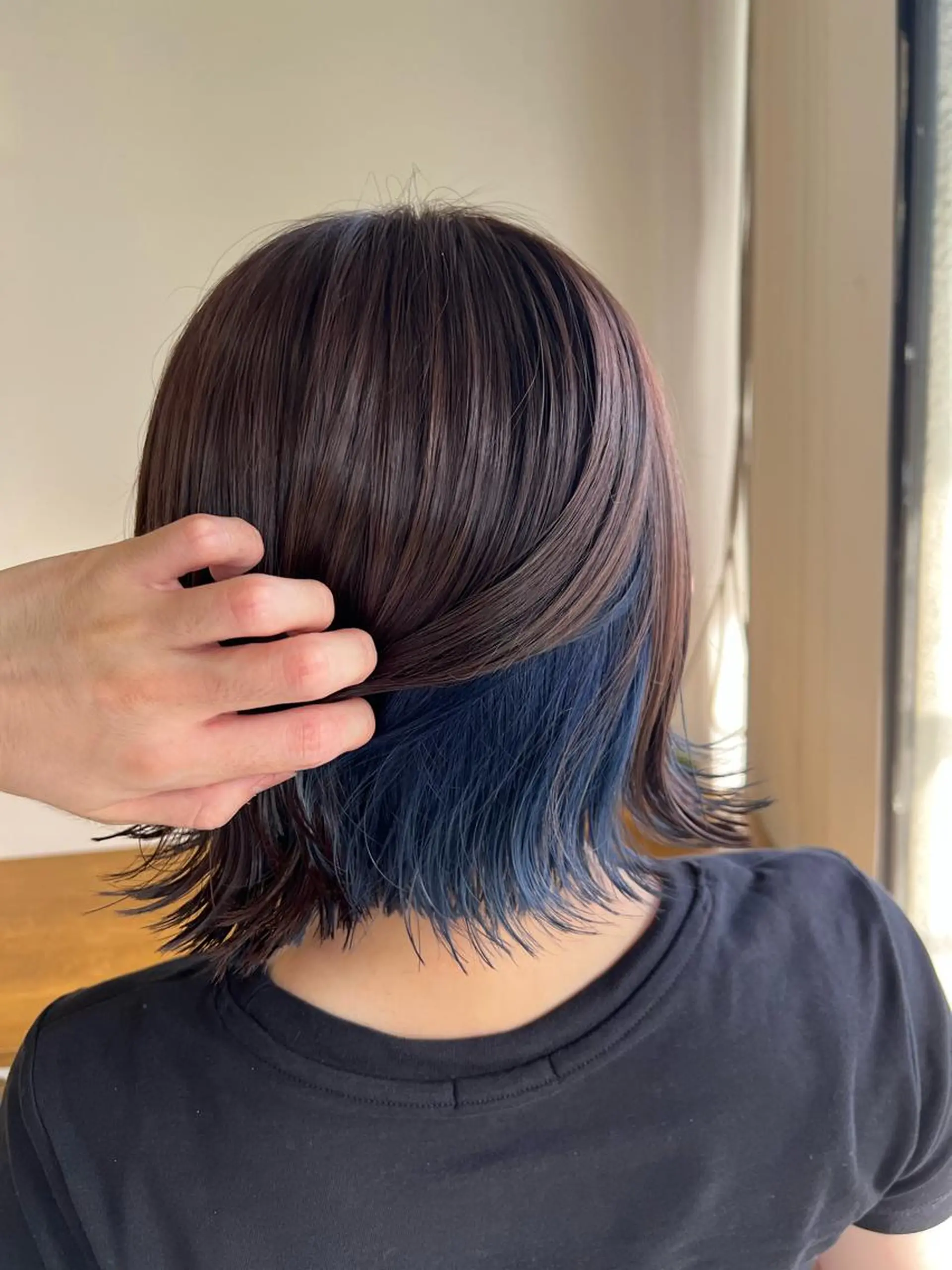 ミディアム ヘアカラー トリートメント ヘアセット 金子 廉のヘアスタイル