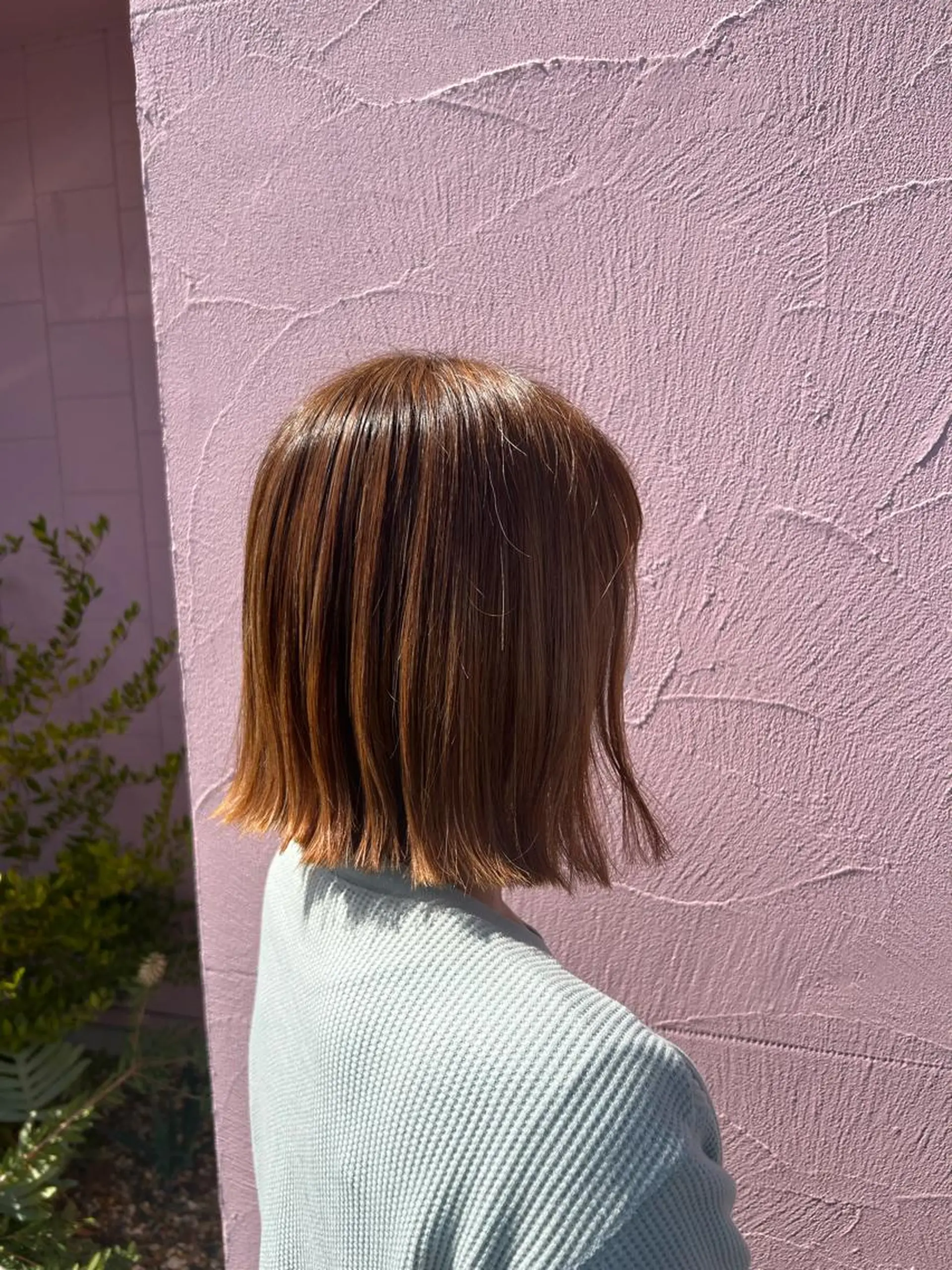 ミディアム カラー バレイヤージュ ブリーチ ケアブリーチ 透明感カラー デザインカラー カット ヘアカラー トリートメント 💙ルル💙 ハイトーン/レイヤーのヘアスタイル