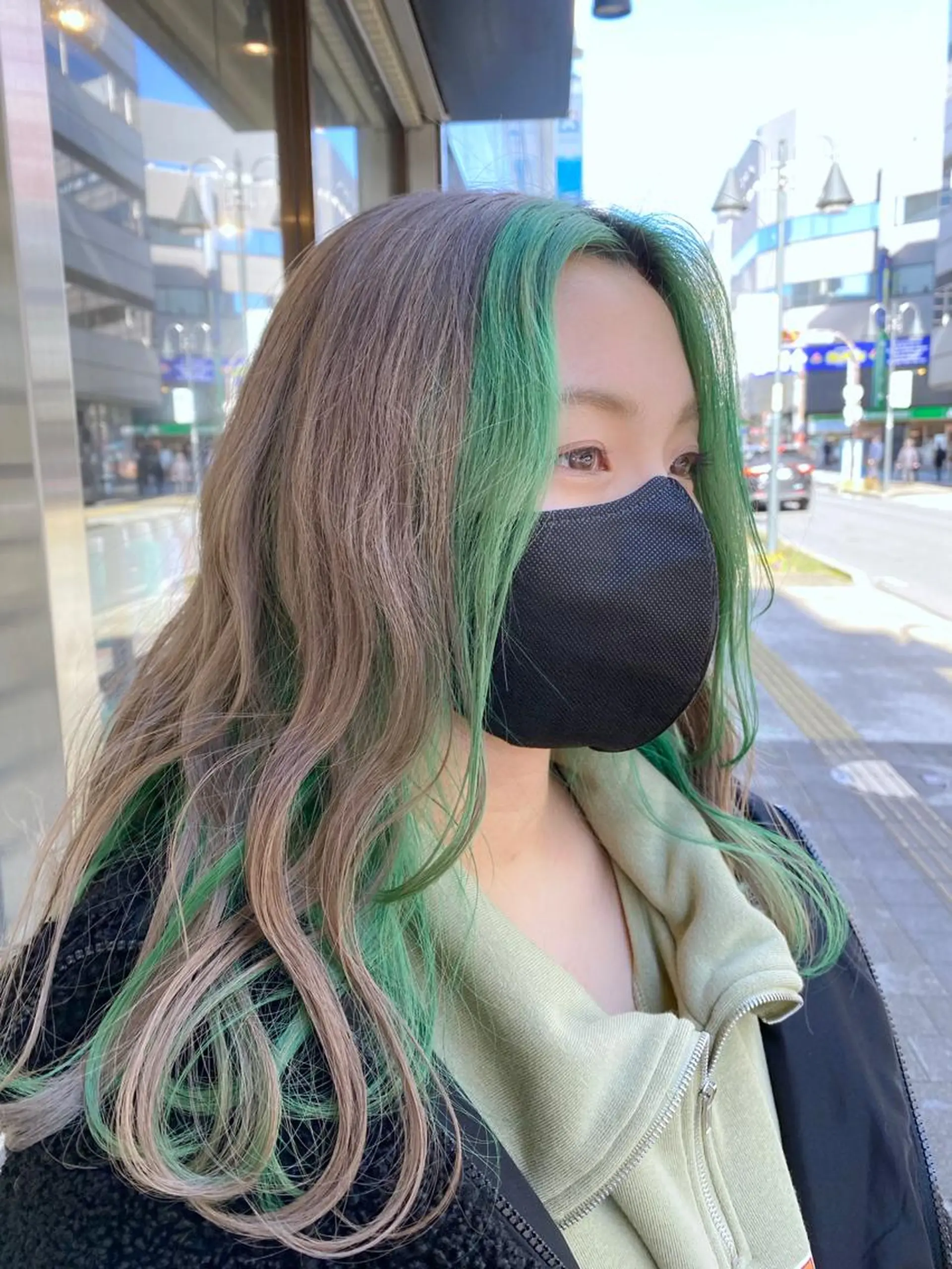 ロング カラー ミストバング  フェイスフレーミング 髪質改善/ブリーチ 🎨MASAKiのヘアスタイル