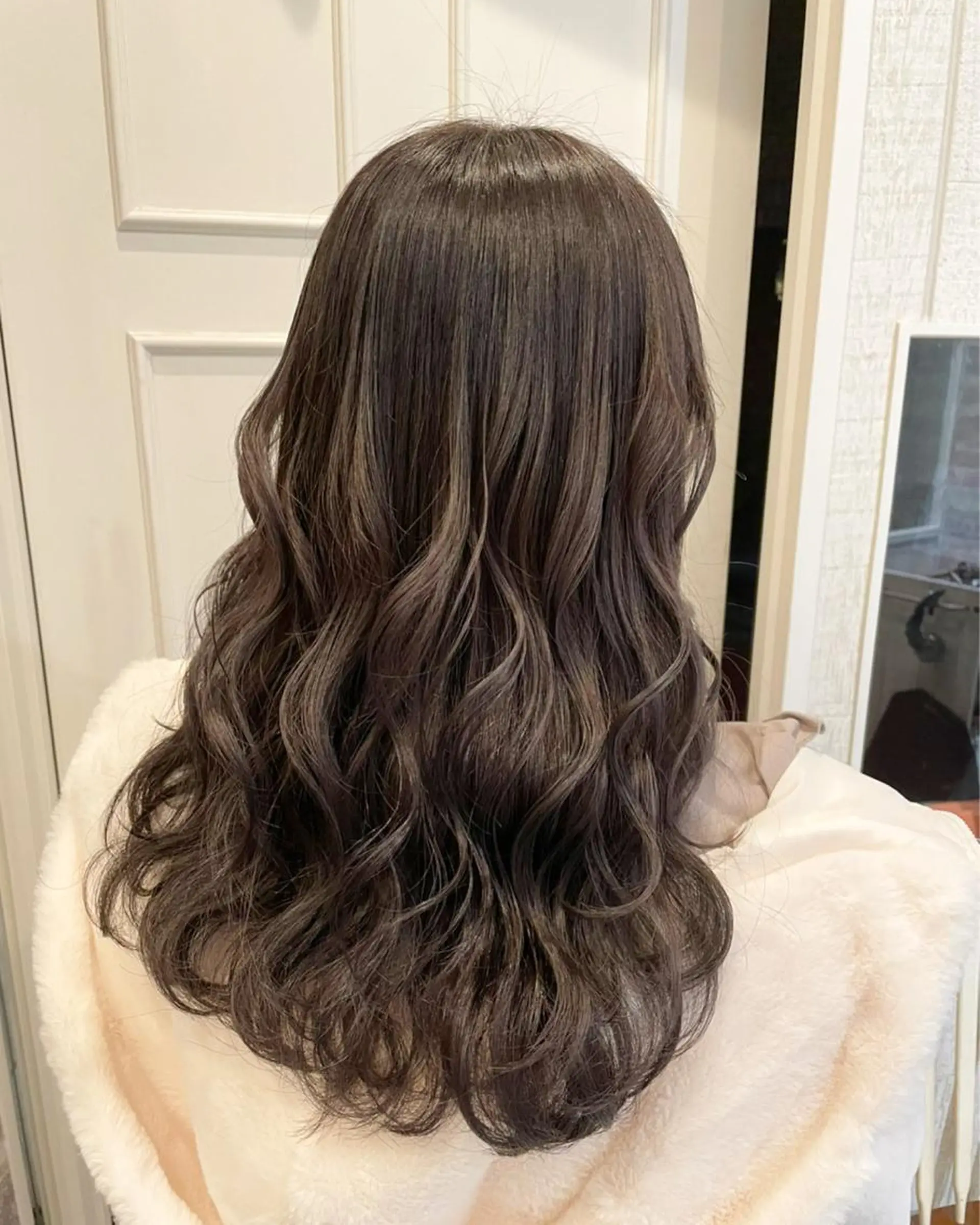 ロング カラー アッシュ ベージュカラー 💈Blanco💈 カラー&ケア🌈のヘアスタイル