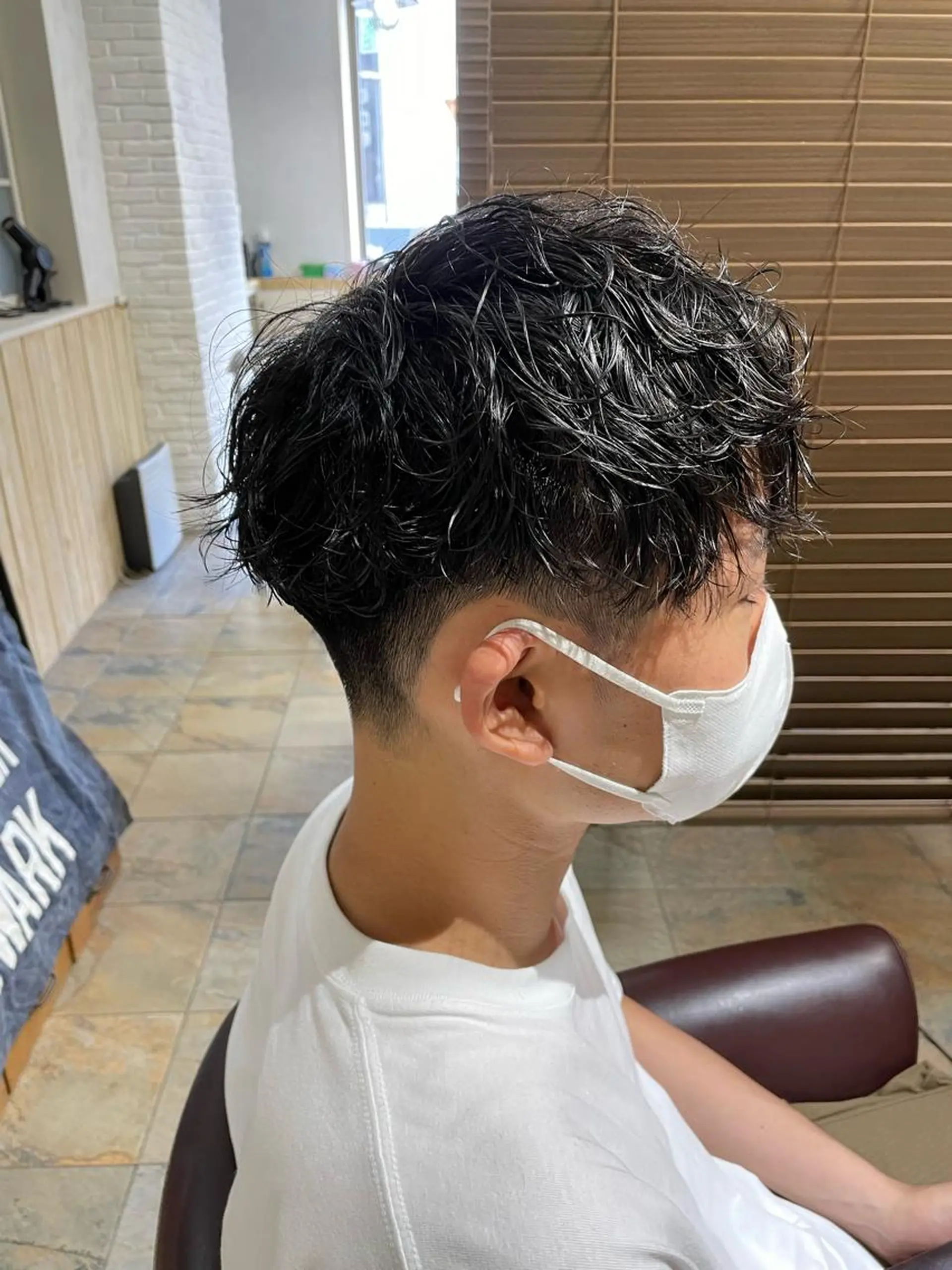 ショート パーマ メンズ カット パーマ 🌞メンズパーマ ONOE💈のヘアスタイル