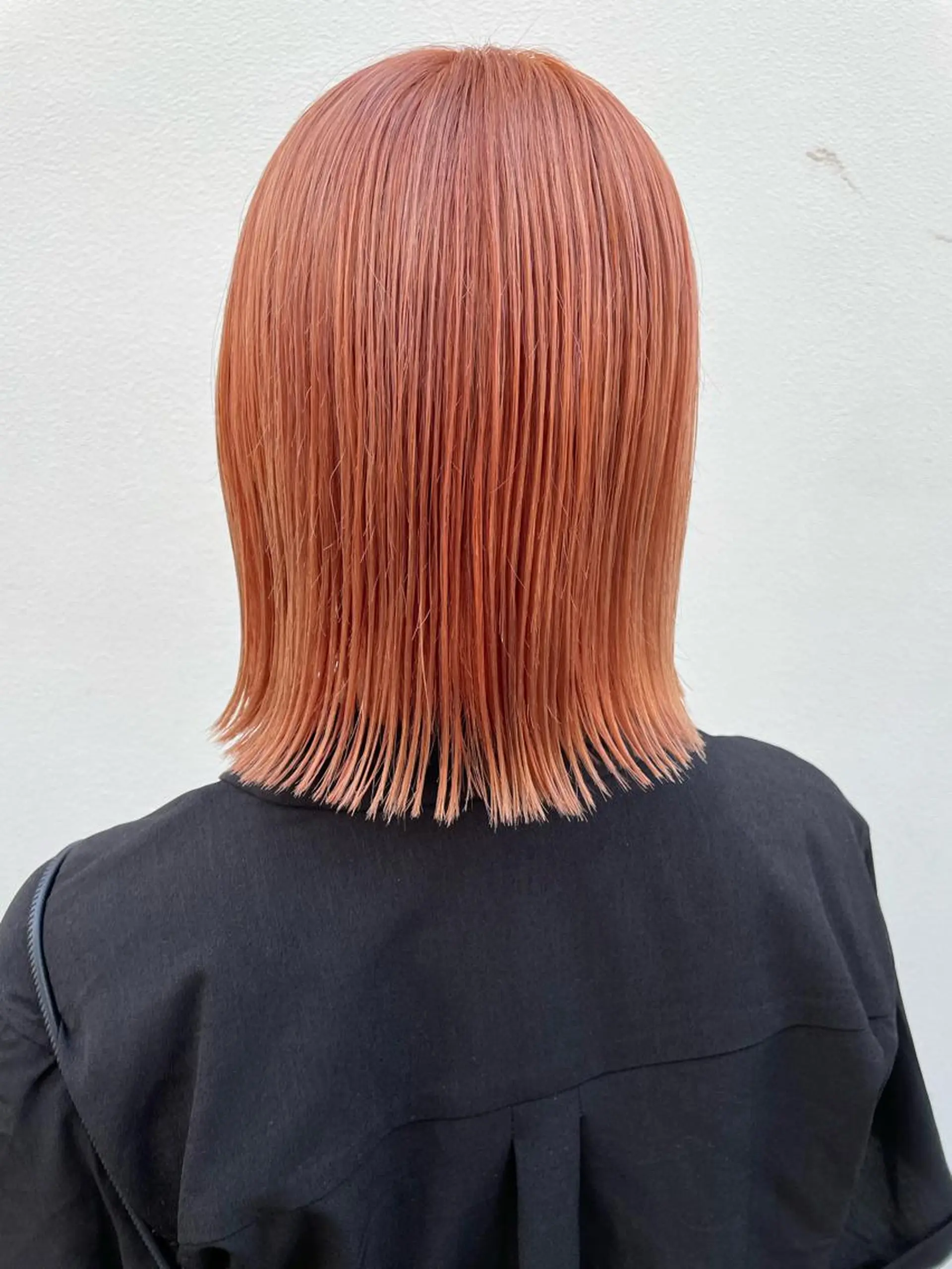 ミディアム カラー ヘアアレンジ オレンジ ヘアカラー トリートメント 〽️magico/ ウルフDaiki〽️のヘアスタイル