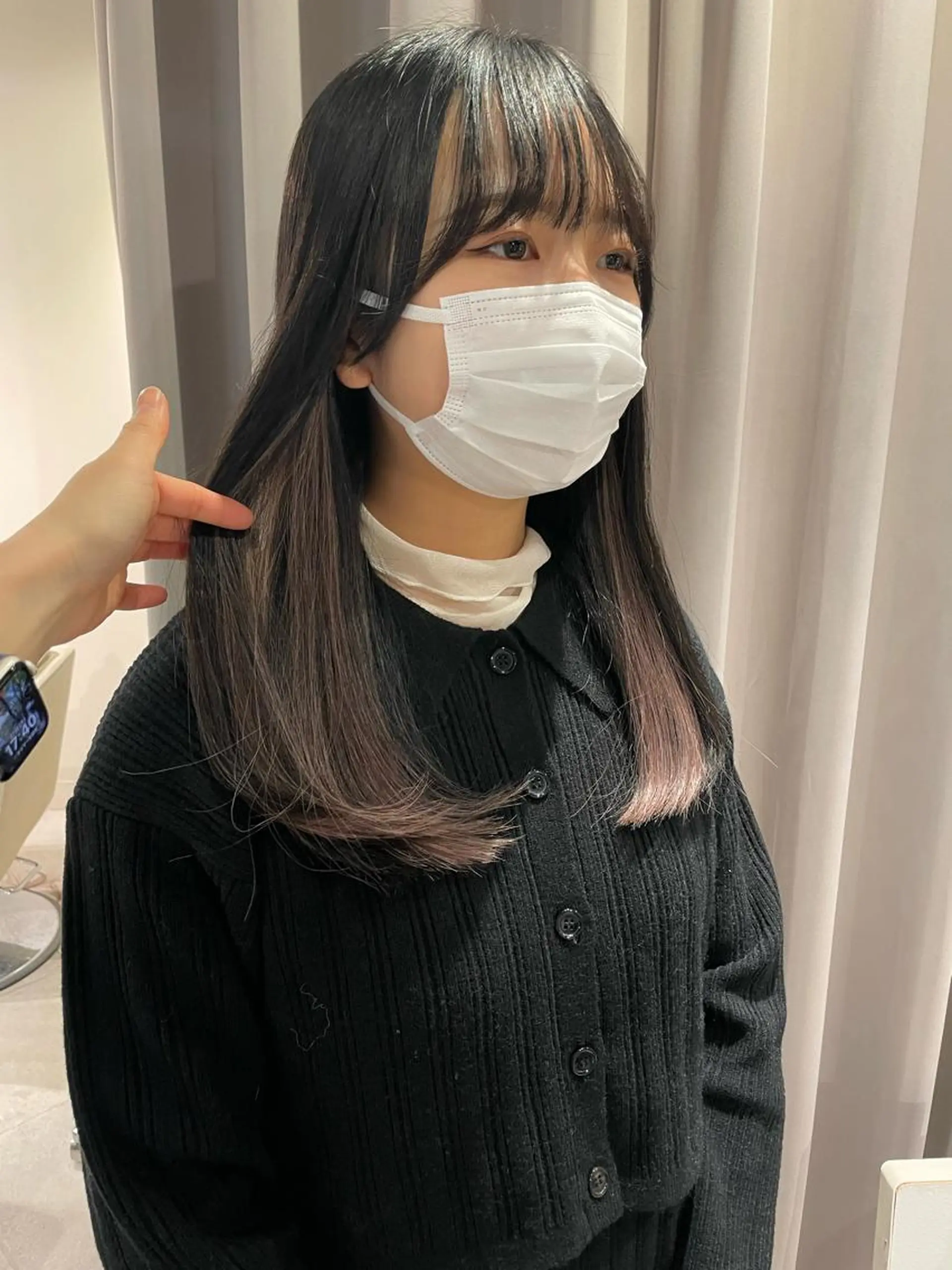 セミロング カラー インナーカラー エクステ エクステ 🦋美髪/エクステ 🦋アベイクミのヘアスタイル