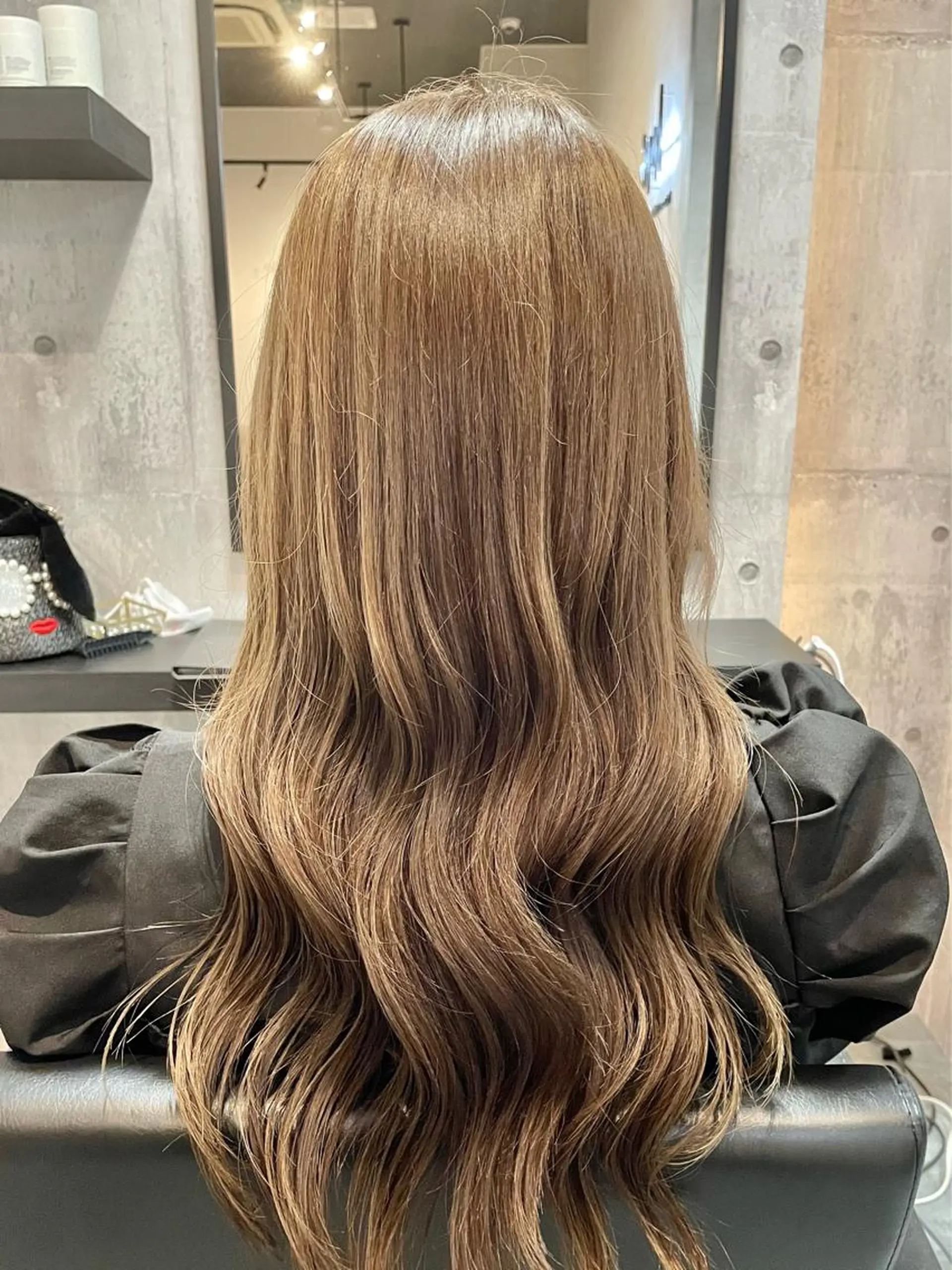 ロング カラー カット ヘアカラー トリートメント 👑髪質改善カラー 中垣斗希のヘアスタイル