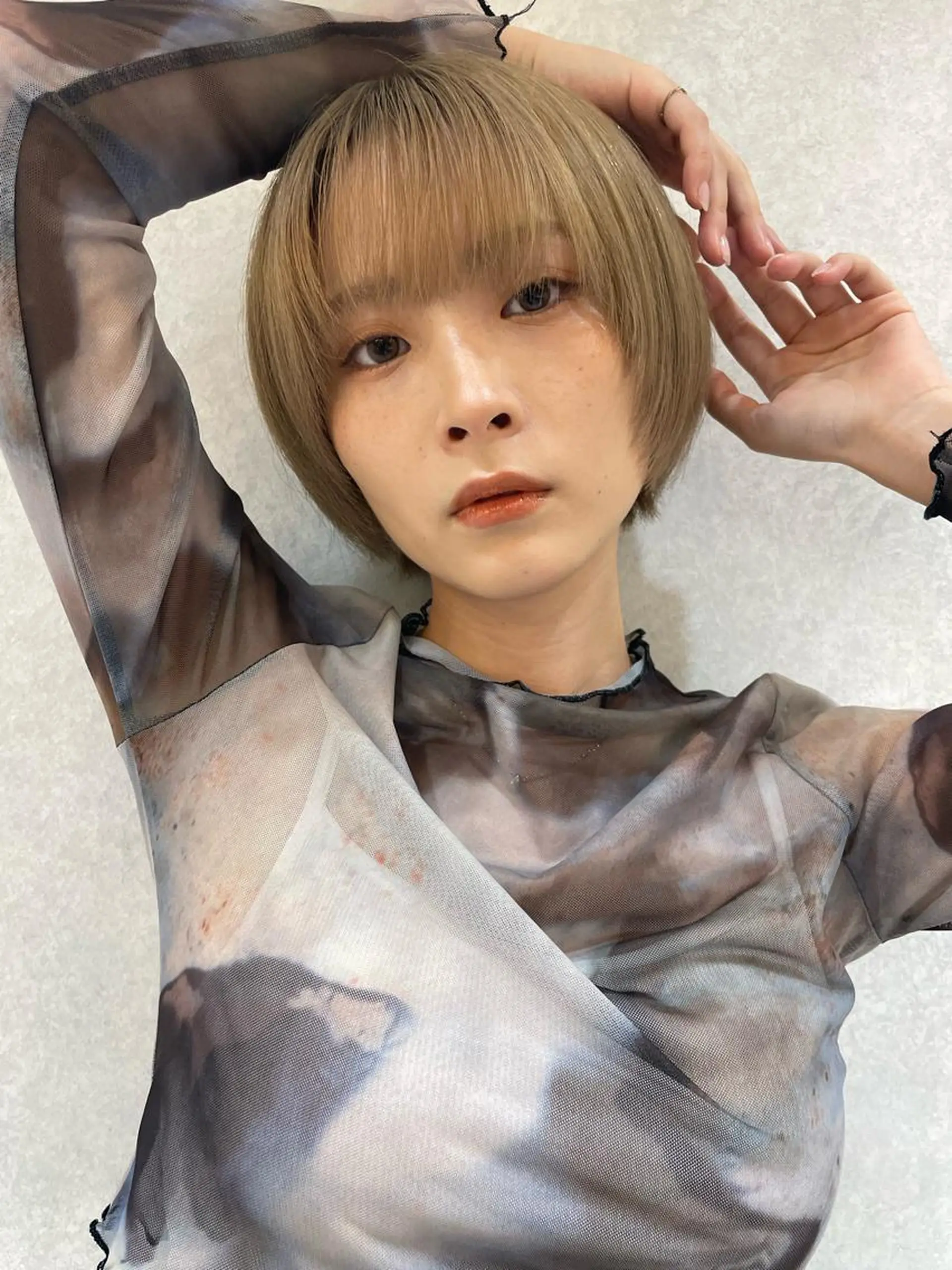 ショート カラー kisai BUZZ所属・岬 弘人のヘアスタイル