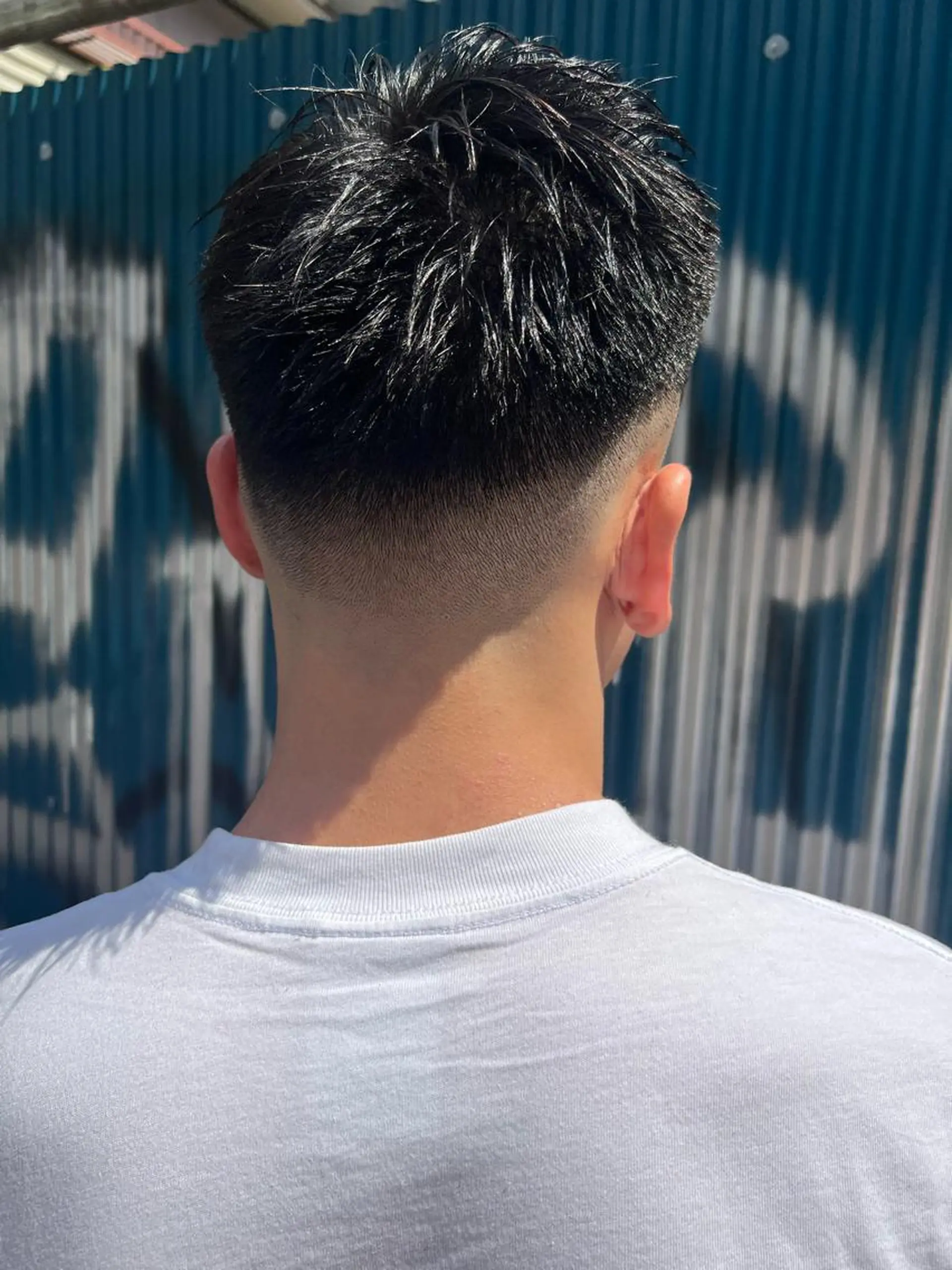 メンズ フェードカット メンズパーマ スキンフェード 波巻きパーマ Camishi所属・瀬野凌介/メンズ カット/パーマのヘアスタイル