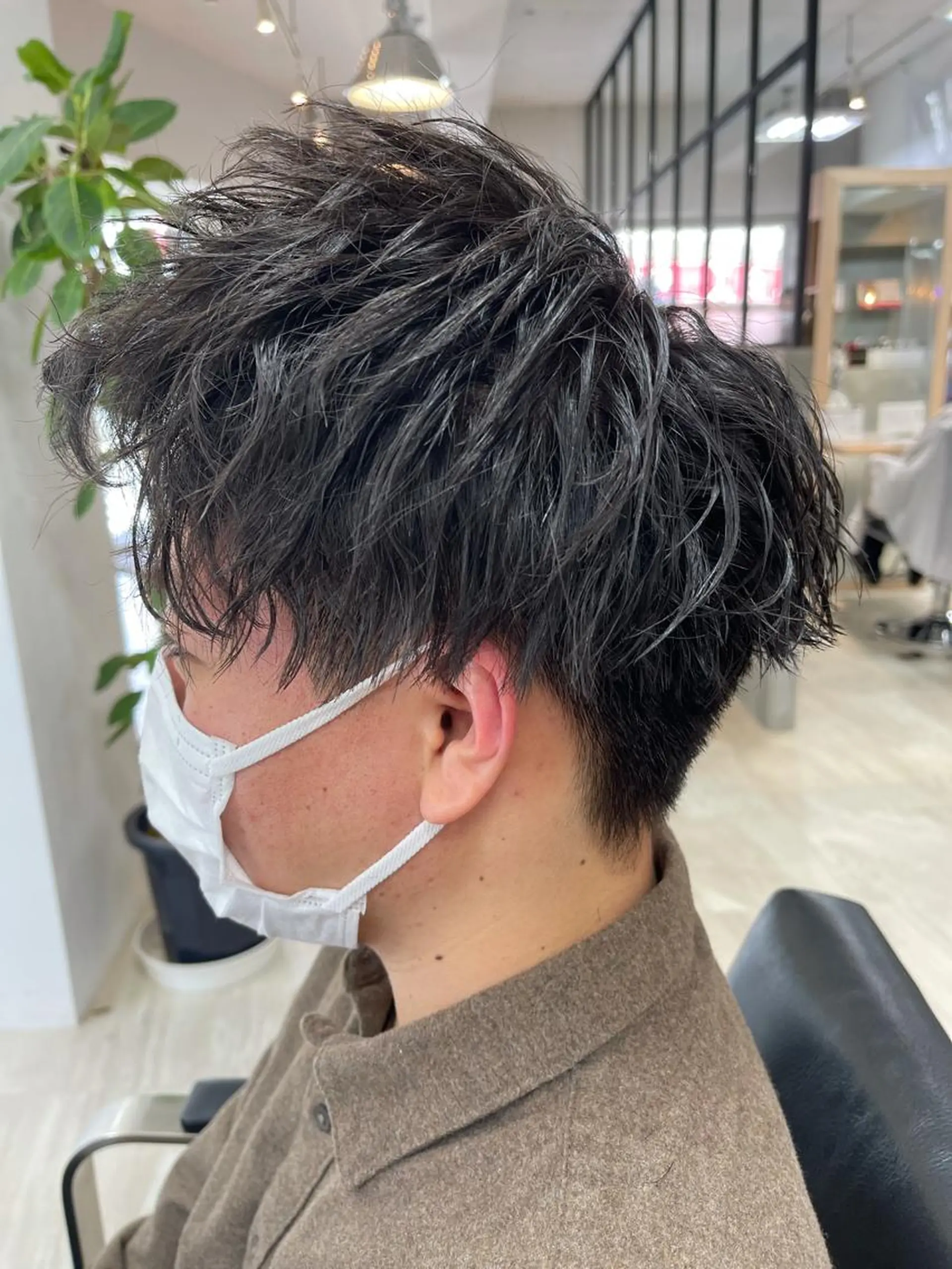 ショート パーマ メンズ 🫧似合わせカット 立川TOSHIKIのヘアスタイル