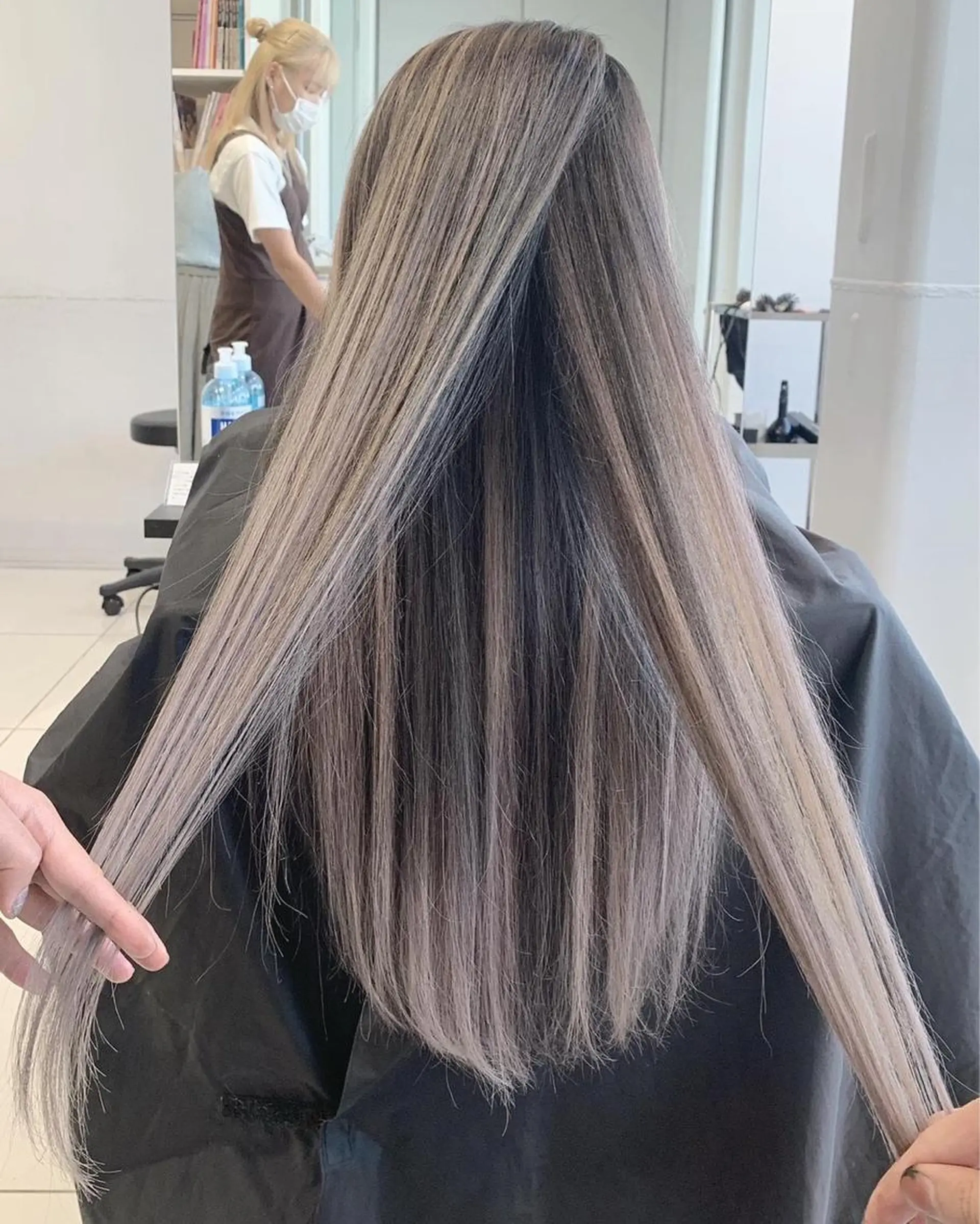 ロング カラー ヘアアレンジ 髪質改善land千葉所属・阿部 圭悟のヘアスタイル