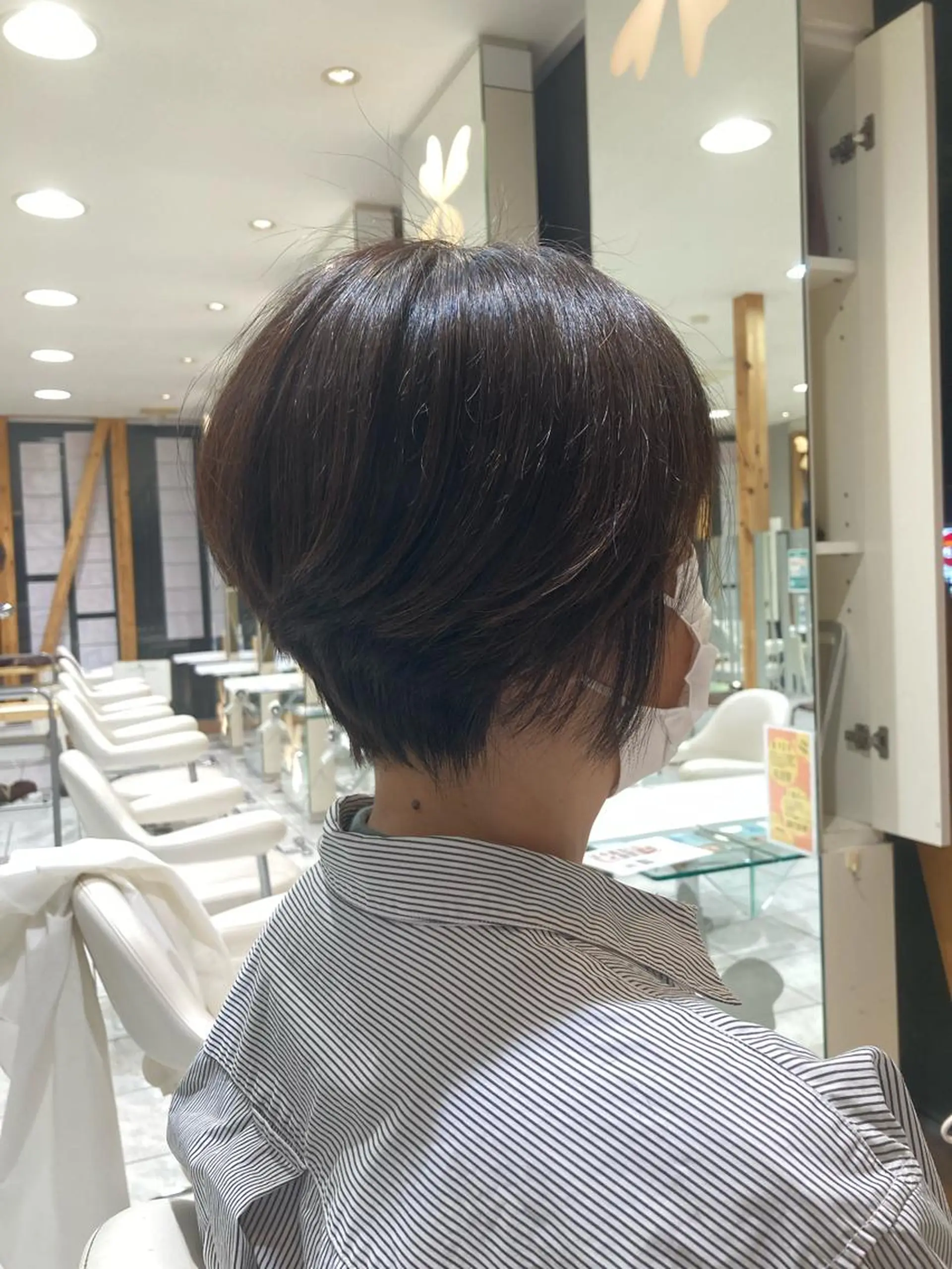 ショート 💎ボブ/似合わせの 達人/縮毛矯正/畔上のヘアスタイル