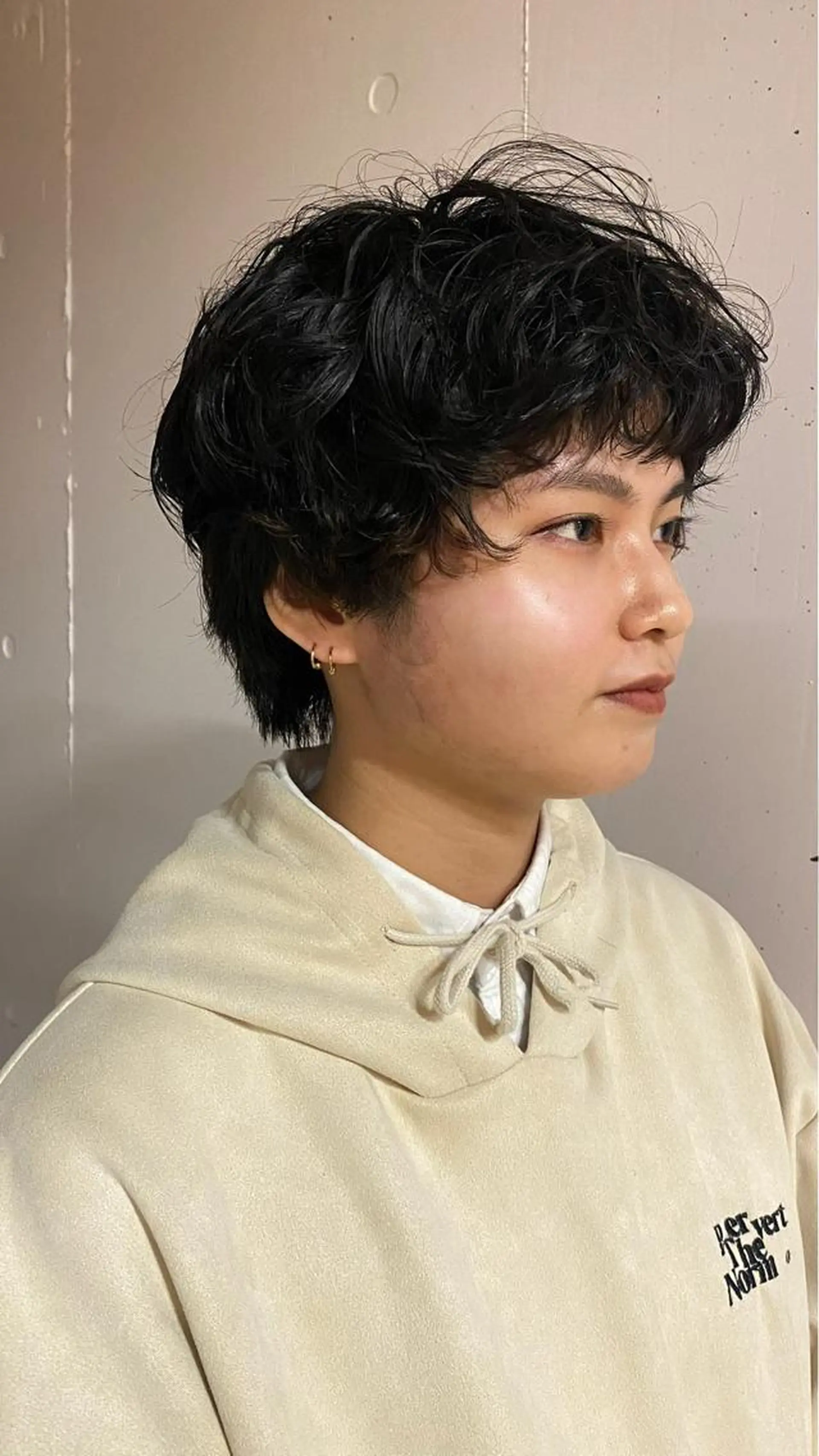 ショート パーマ Aust hair Stella新宿所属・Yuki☺︎パーマ レイヤーカットウルフのヘアスタイル