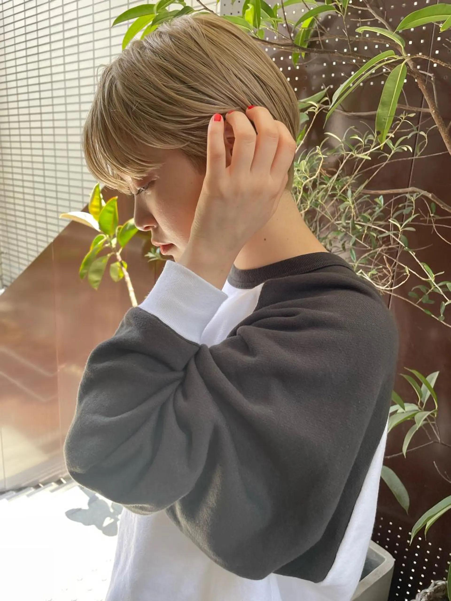 ショート カラー ショートヘア ヘアカラー トリートメント ボブ/レイヤー/ケア パーマ/リュウタのヘアスタイル