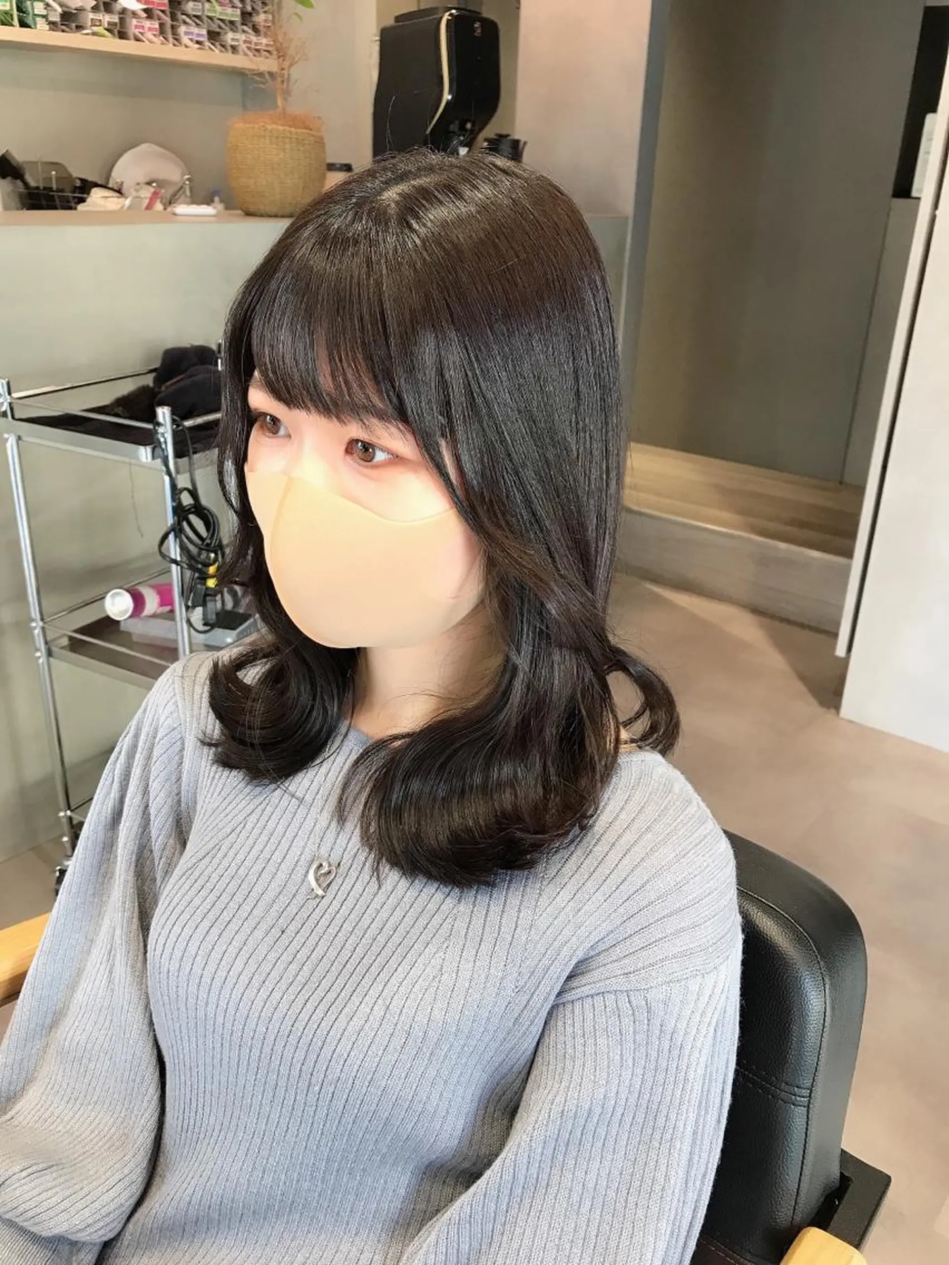 ミディアム カット ヘアカラー トリートメント ヘッドスパ 佐藤優太朗 似合わせ/髪質改善のヘアスタイル