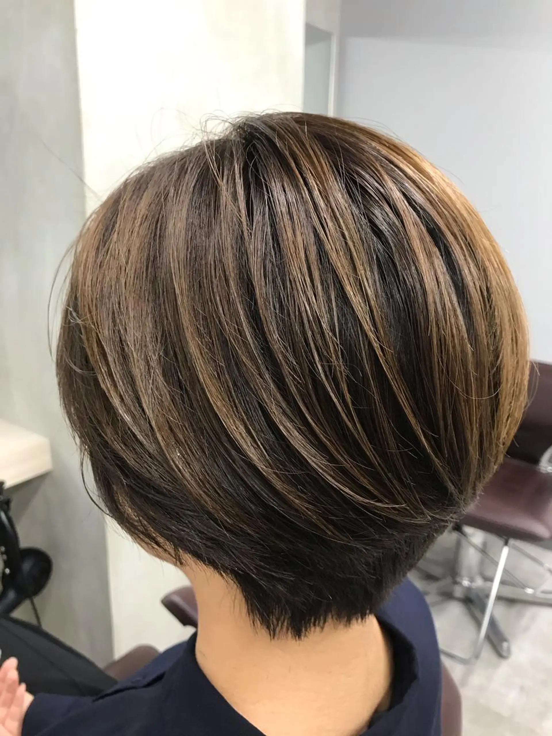 ショート ショートヘア カット ブリーチ&似合せボブ 田中寛十のヘアスタイル