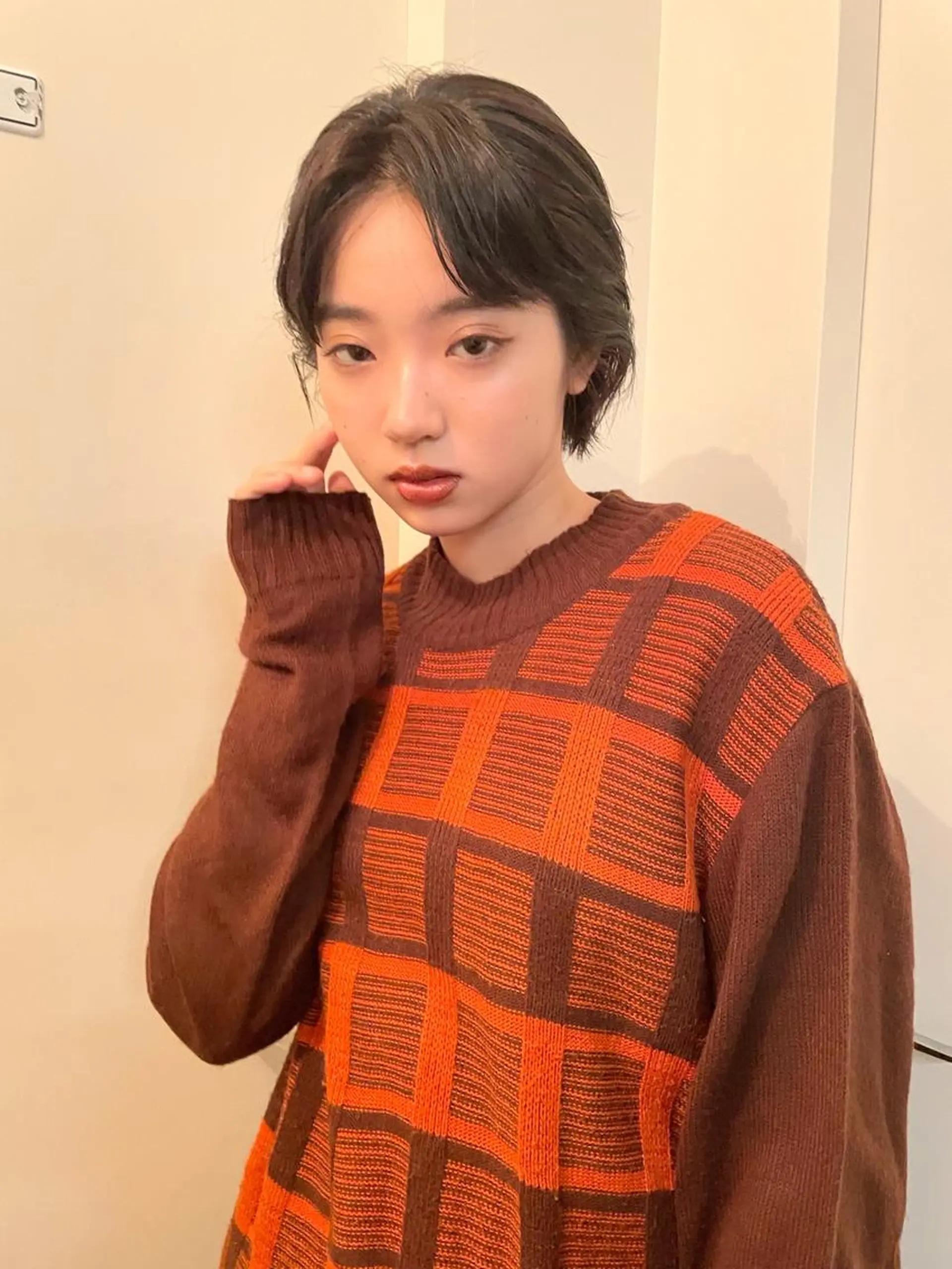 ショート ショートヘア コスメパーマ 佐藤　諒のヘアスタイル