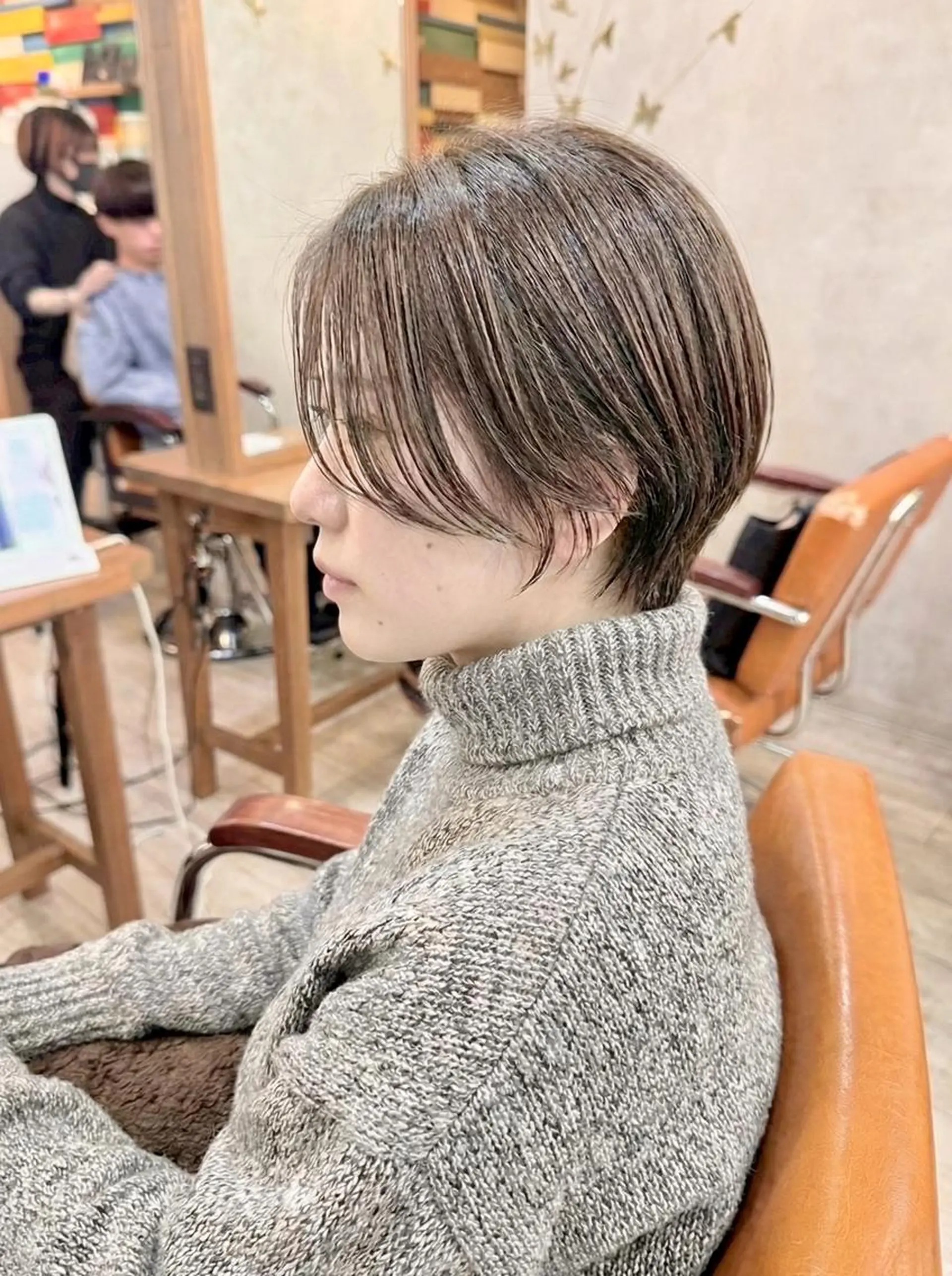 ショート ハンサムショート ショートヘア 一宮駅3分/水野/ ショート/ボブのヘアスタイル