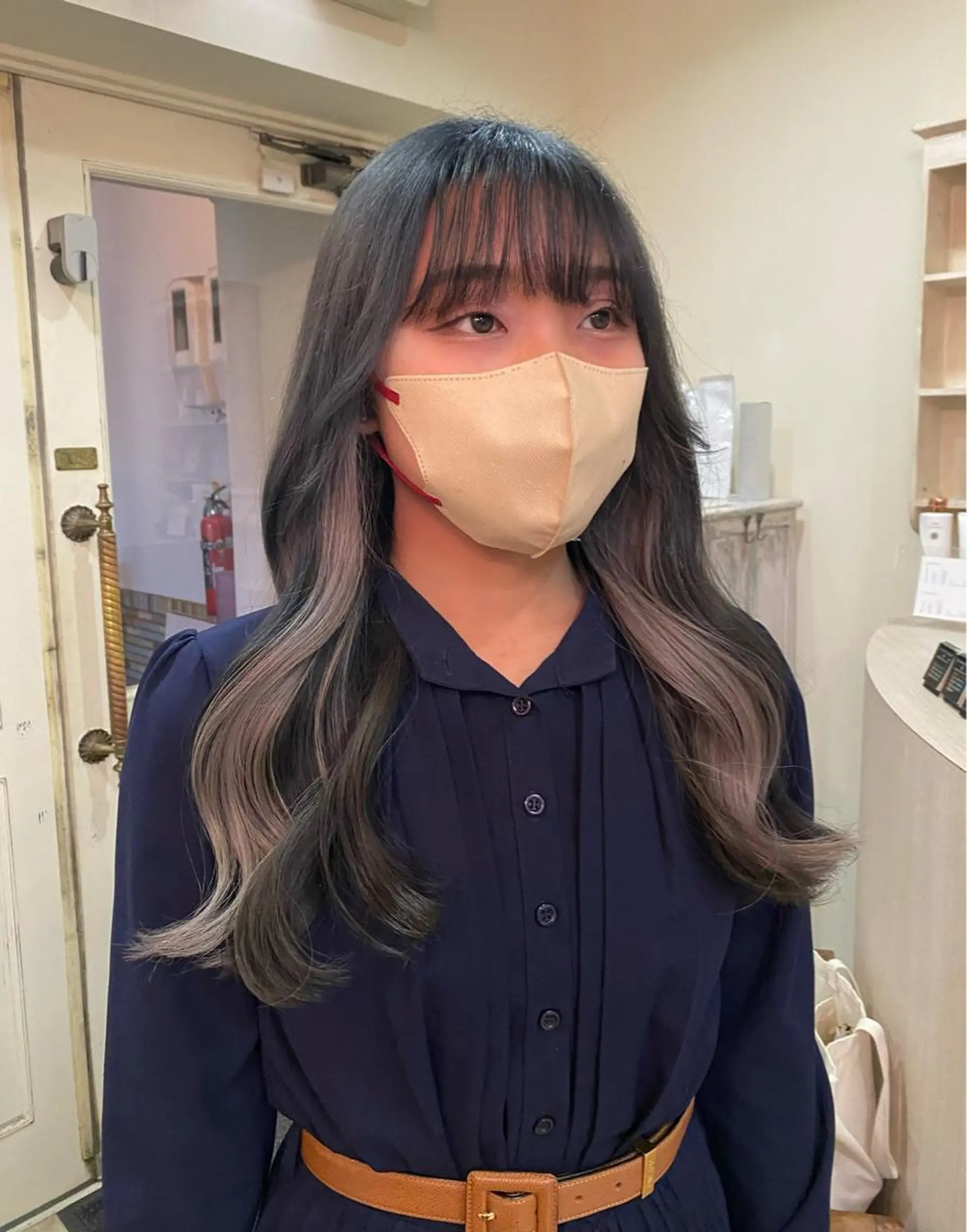ロング カット ヘアカラー 【艶ヘア】 どうまえのヘアスタイル