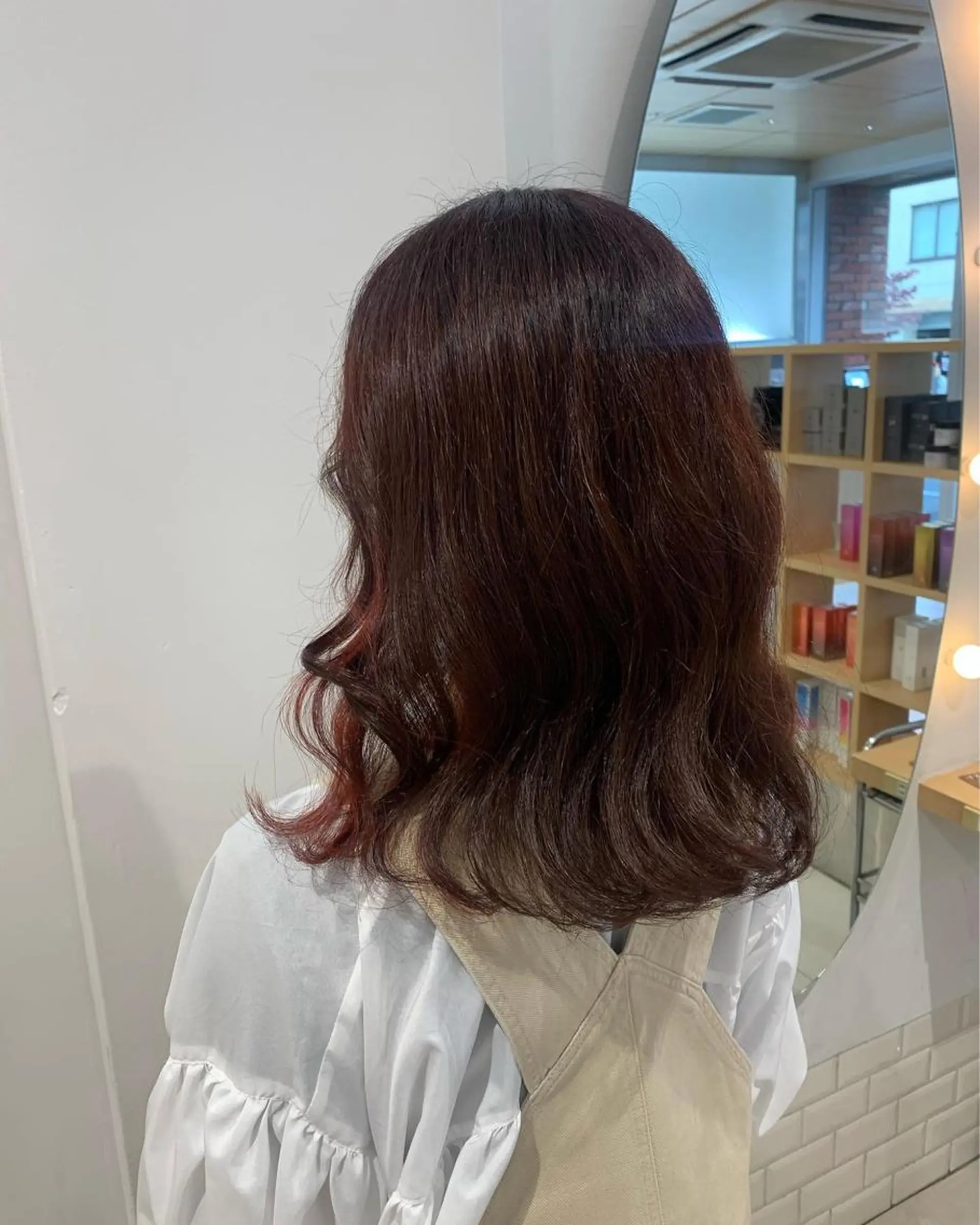 ミディアム 最新韓国本場ヘア 🇰🇷榎本明日香のヘアスタイル