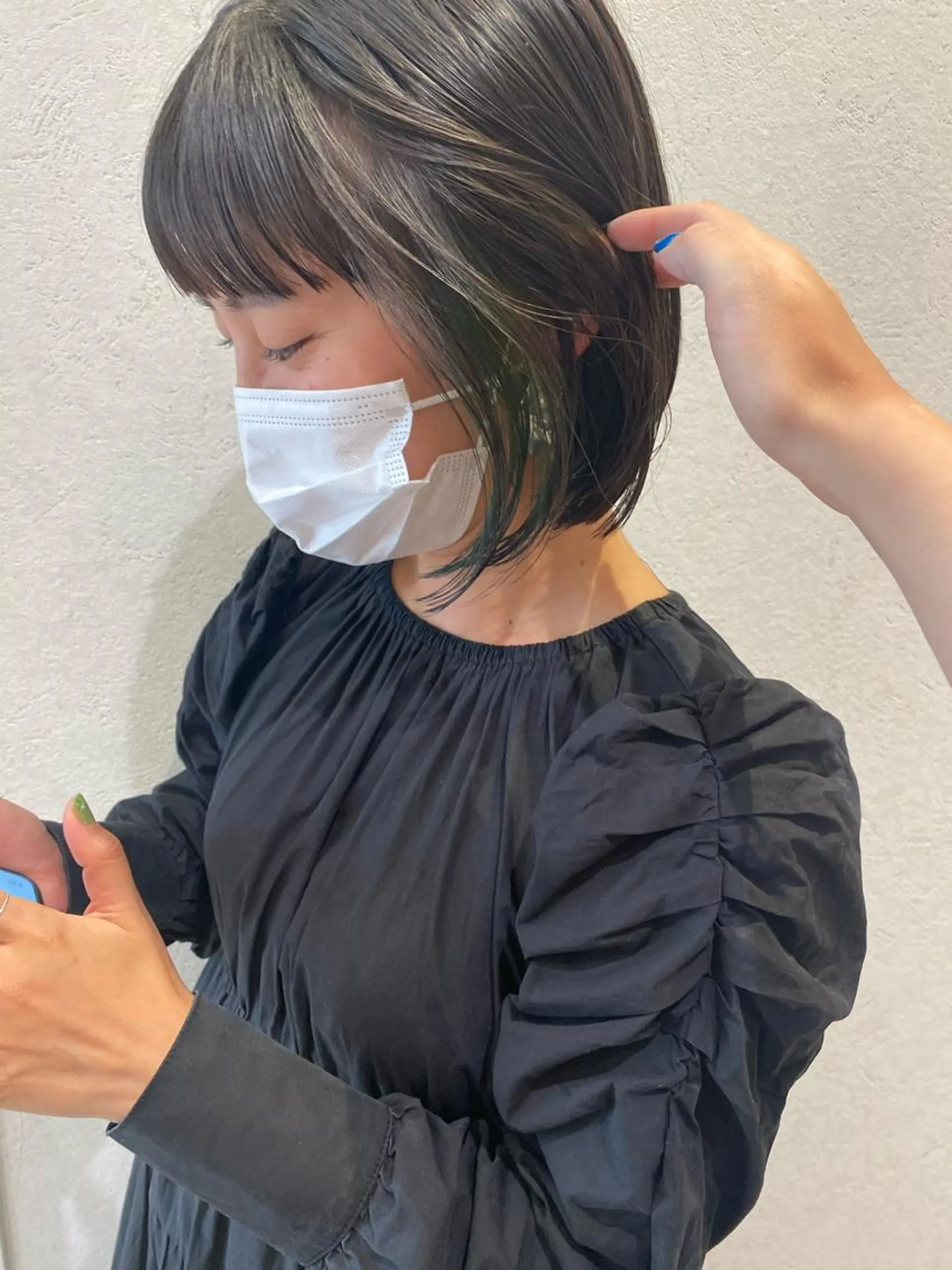 ショート カラー ヘアアレンジ イヤリングカラー ヘアカラー トリートメント ヘッドスパ パーマ指名No1 /namiのヘアスタイル