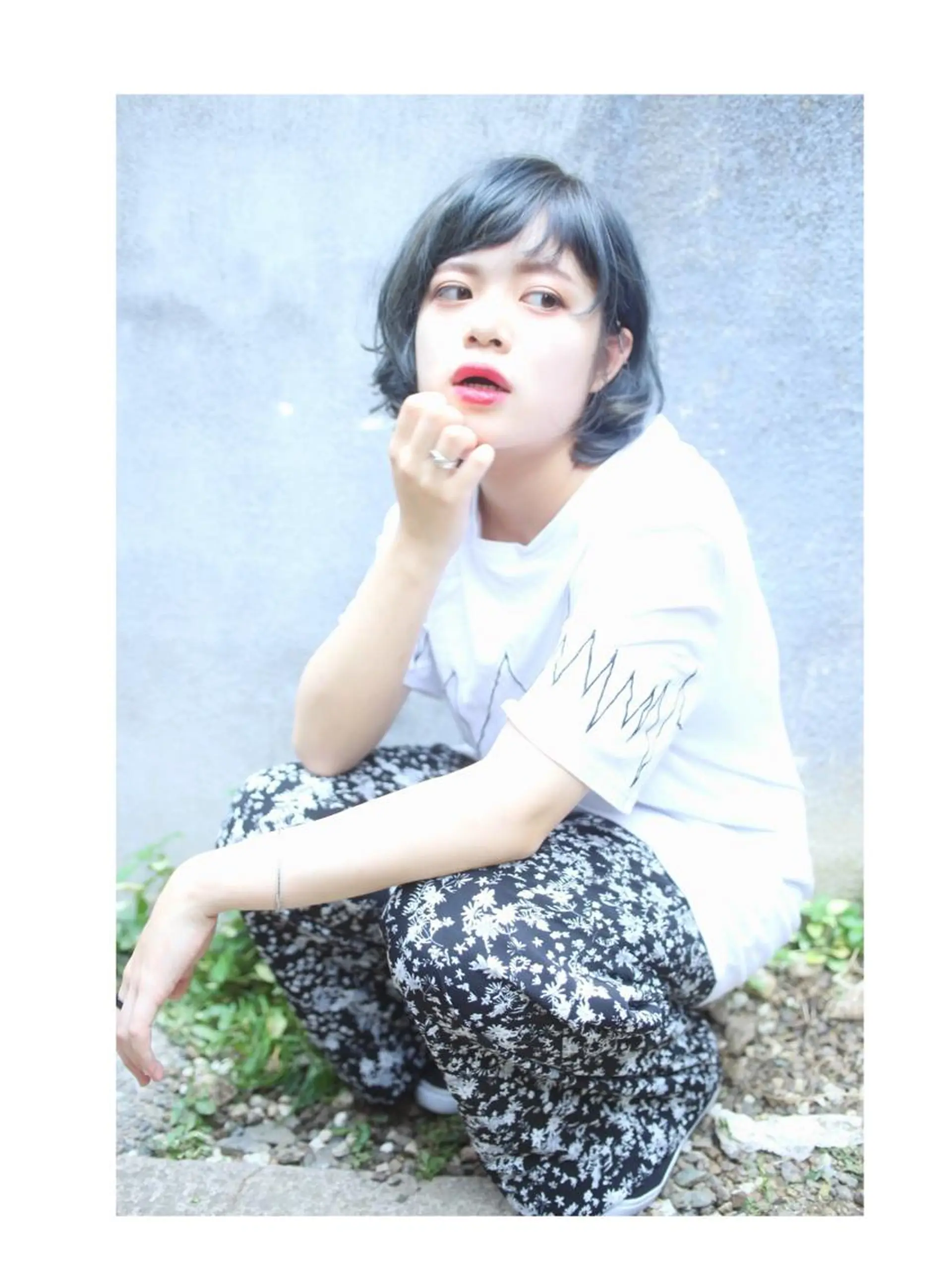 ショート カラー vato マンツーマンサロンのヘアスタイル