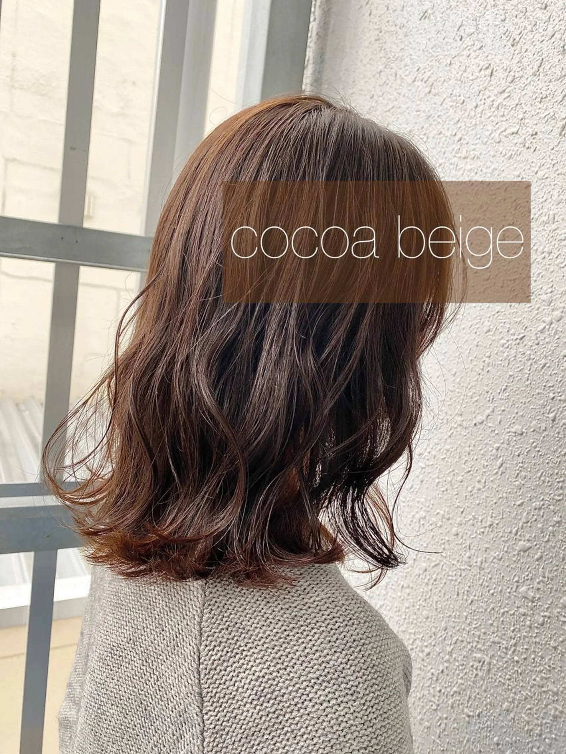 セミロング カラー 後藤紗英/髪質改善 /オリーブベージュのヘアスタイル