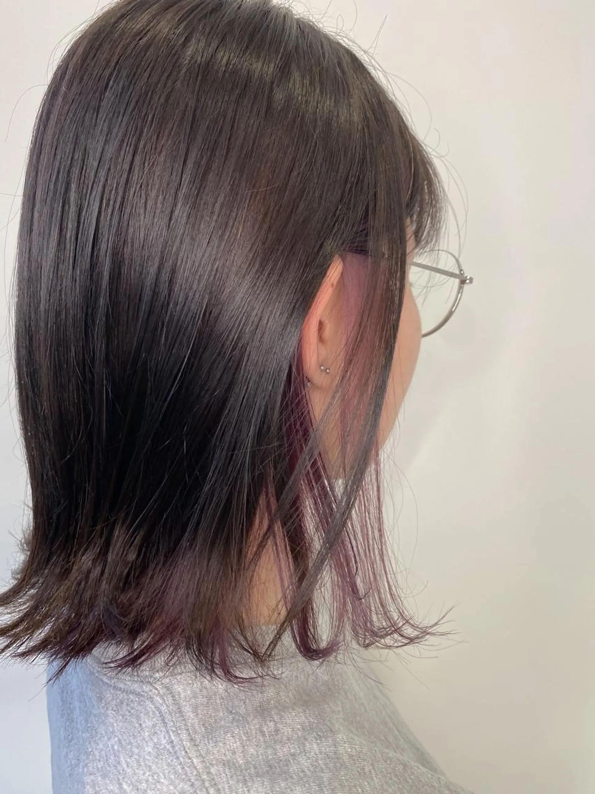 ミディアム カラー ヘアアレンジ ブリーチ 【艶髪×韓国風】 毛流れ職人 RYOのヘアスタイル