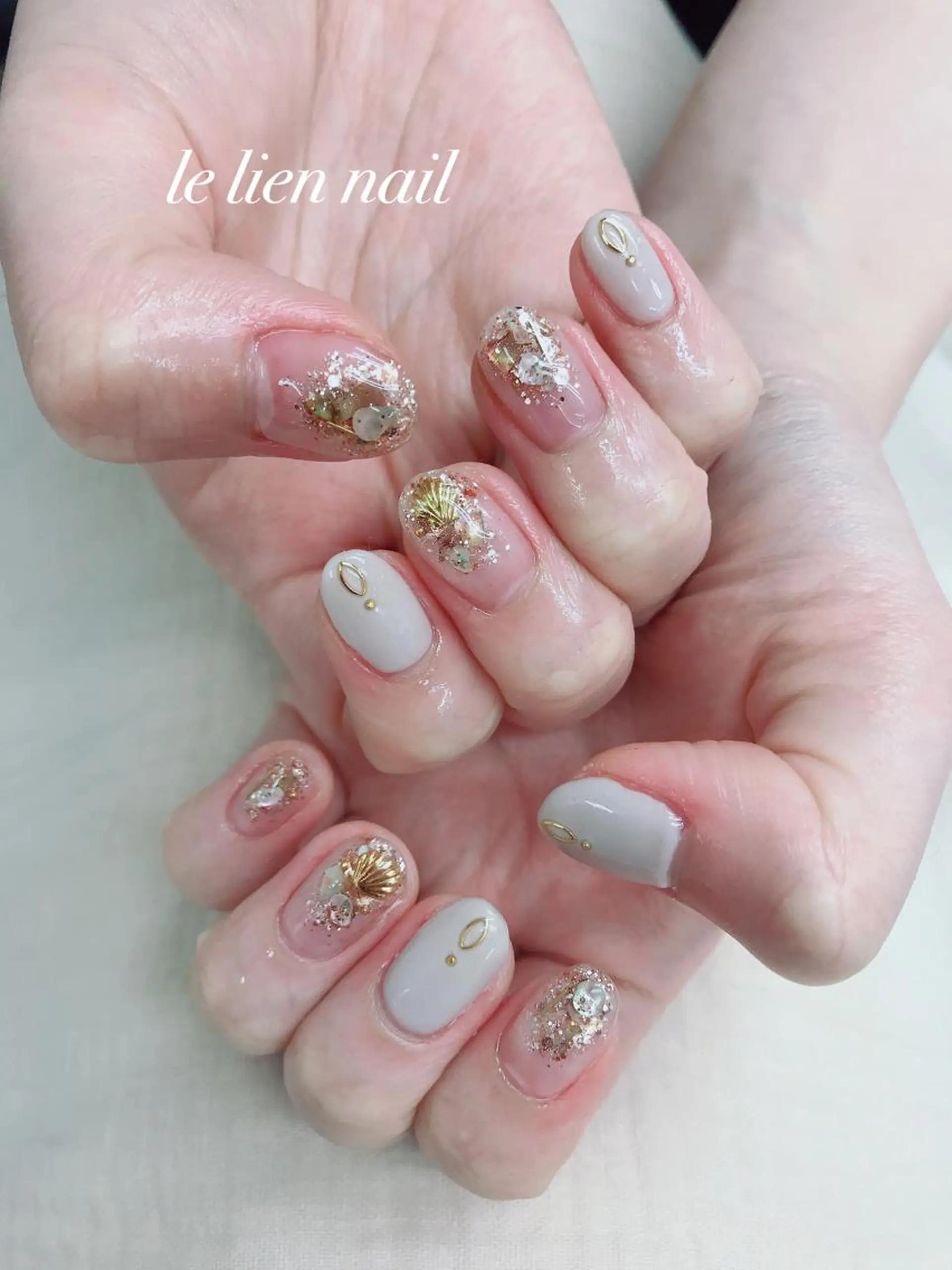 ミディアム ハンドネイル le lien nailのネイルデザイン