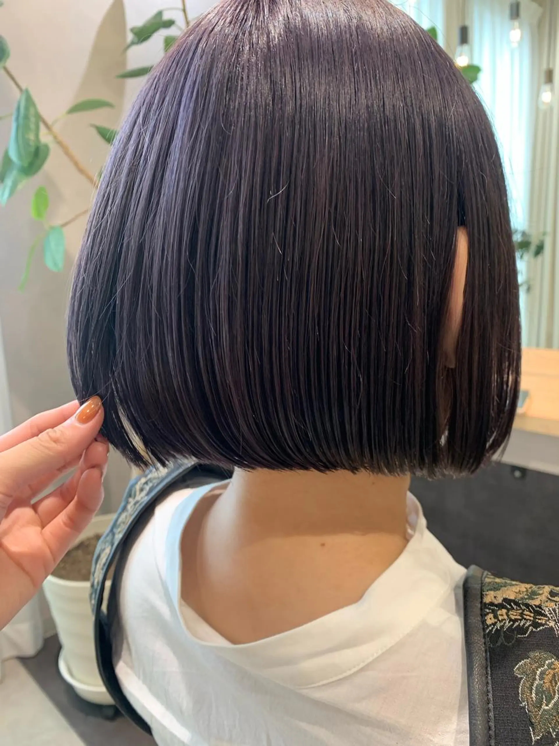 ショート カラー ブリーチ ブルーカラー ブルーラベンダー ラベンダーカラー ボブ カット ヘアカラー トリートメント hub hair レイヤー/透明感のヘアスタイル