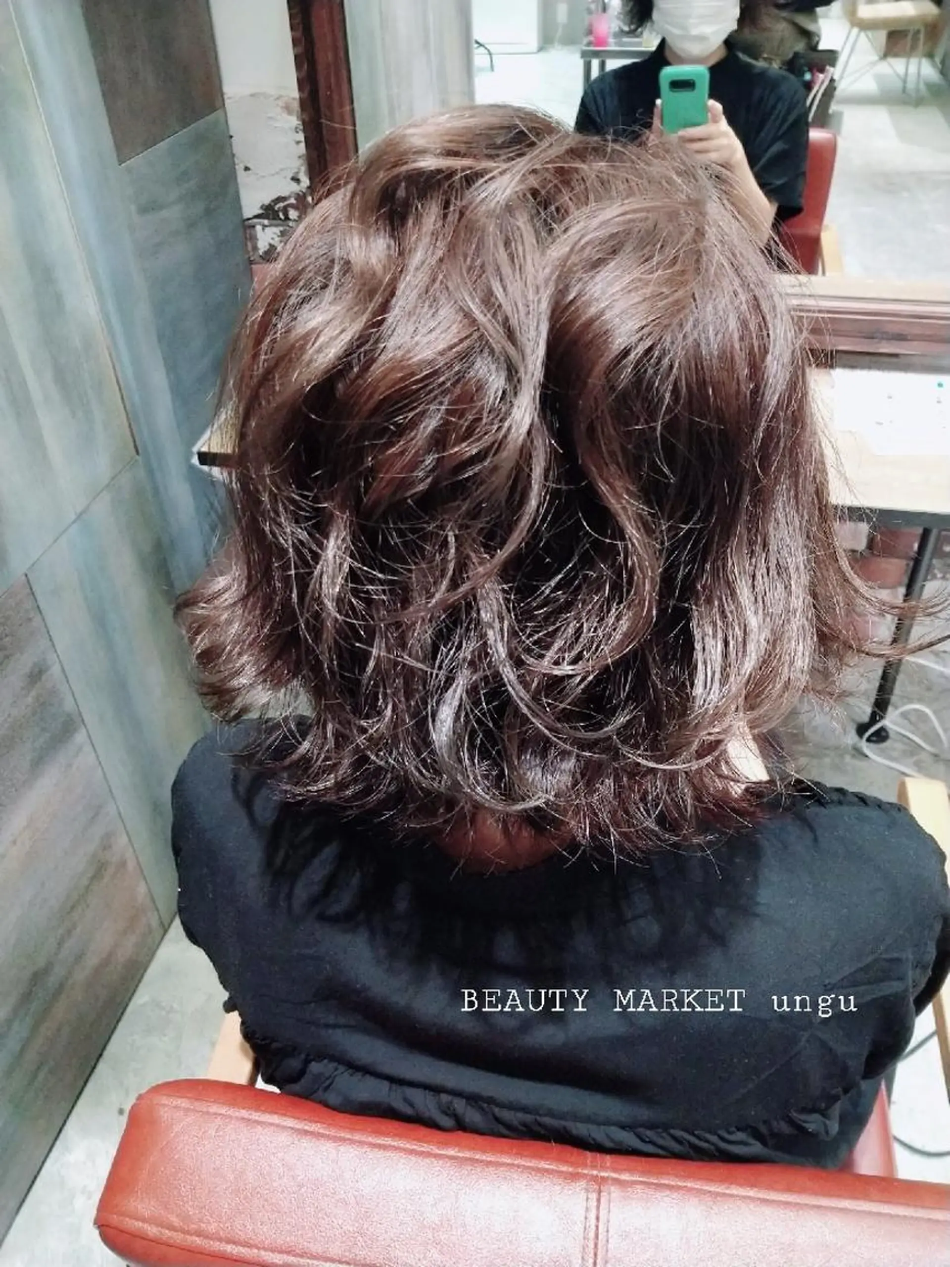 ミディアム カラー 狩野 歩のヘアスタイル