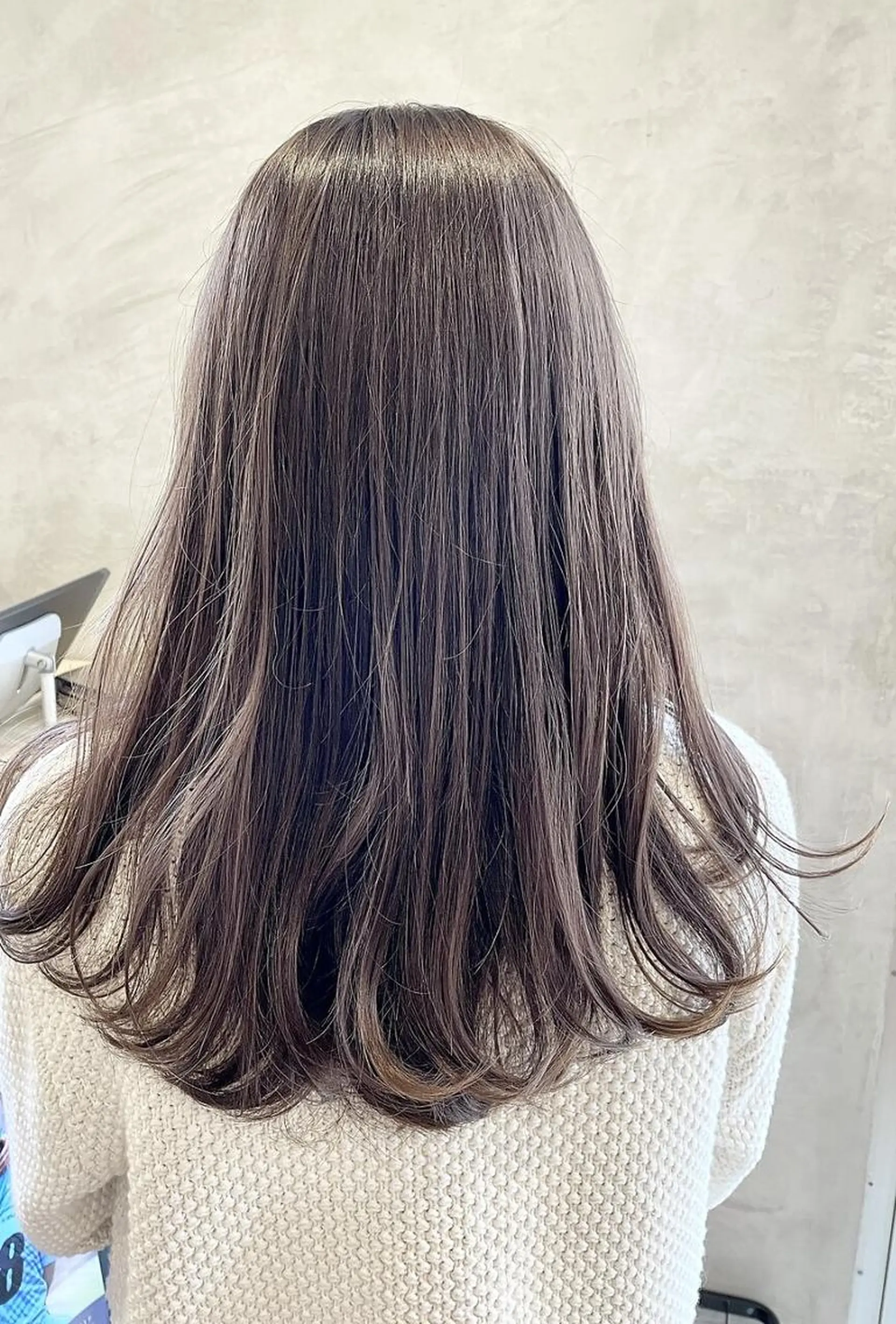 ロング パーマ カット ヘアカラー 韓国レイヤーカット✨ 縮毛矯正　原田 優作のヘアスタイル