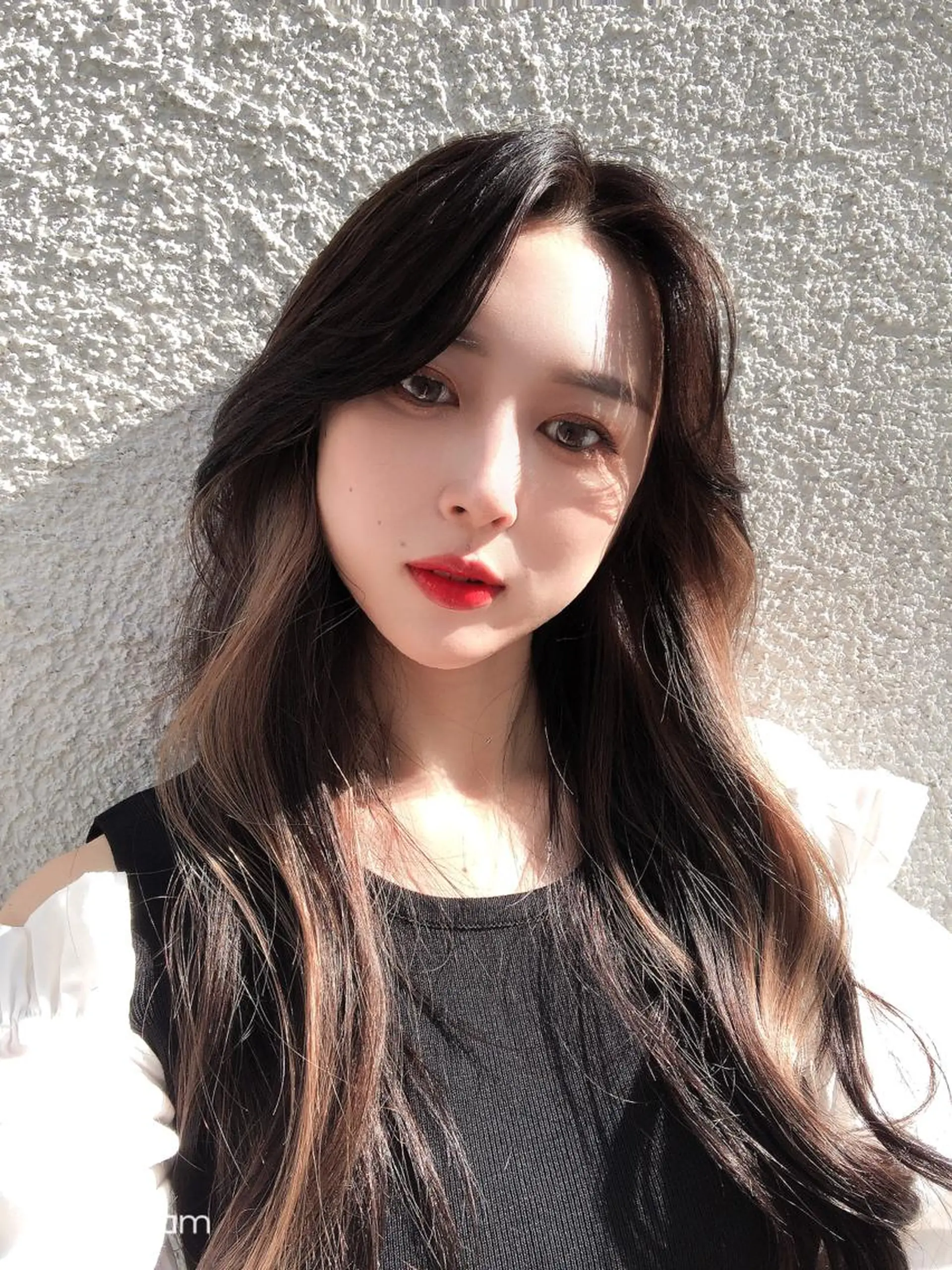 ロング カラー アディクシーカラー ベージュカラー 黒髪 ブリーチ ブルーカラー ブリーチなし透明感カ ラー×韓国ヘア♡ヒデのヘアスタイル