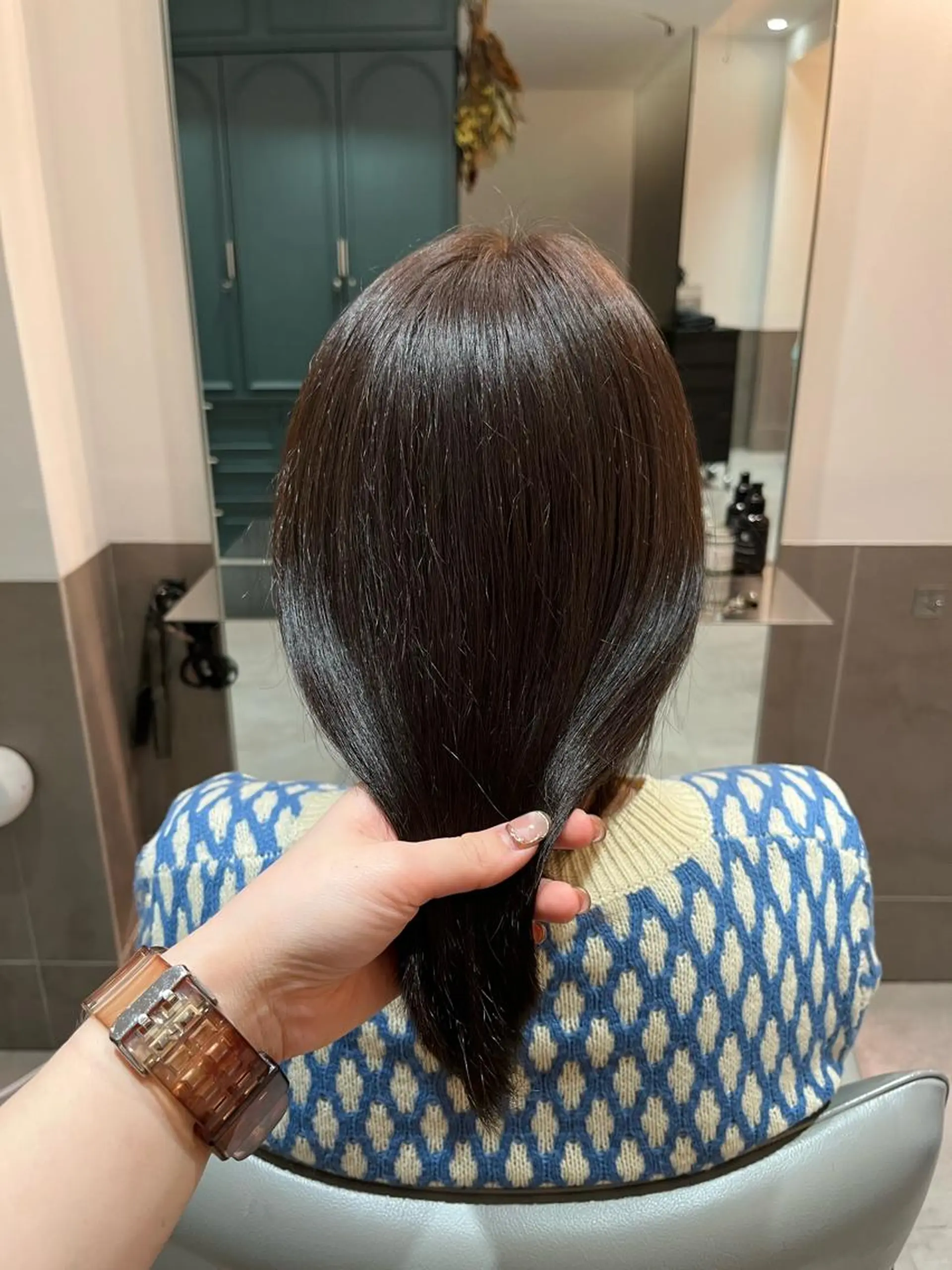 ミディアム カラー カット ヘアカラー トリートメント ヘアセット 🍊暖色カラー🍊 sakuraのヘアスタイル