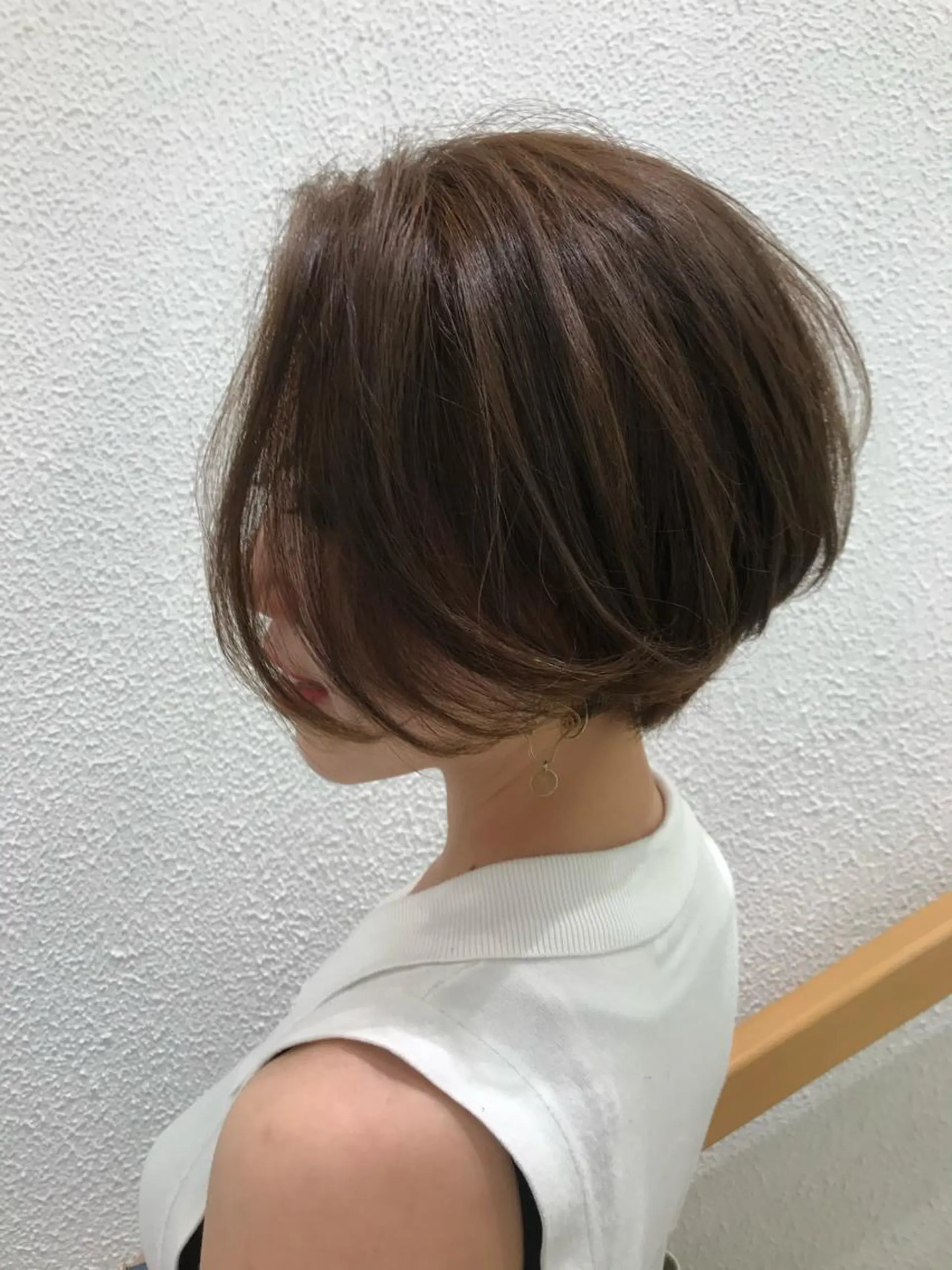 ショート カラー ウエモト　タク ショート/レイヤーのヘアスタイル