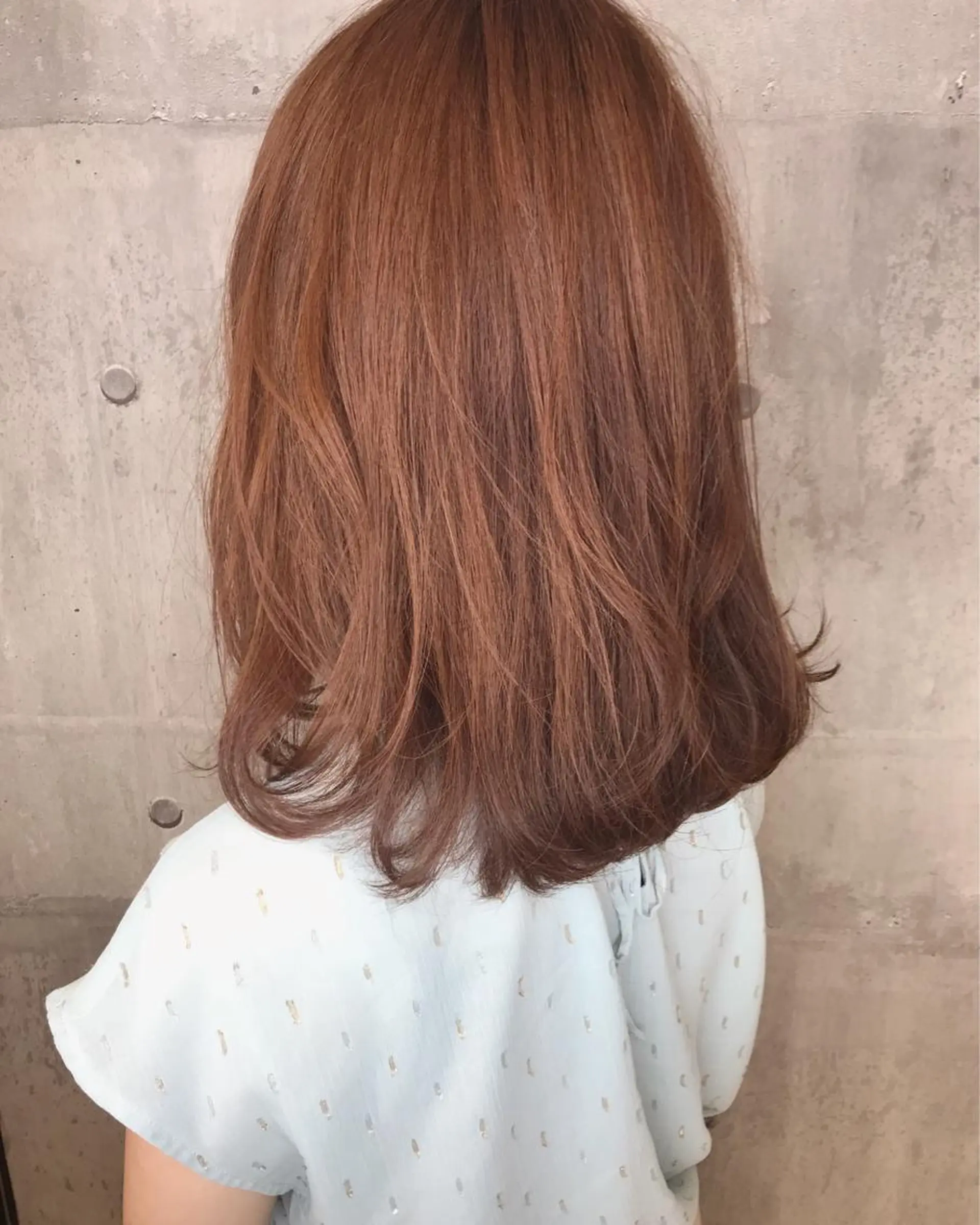 ミディアム カラー グレージュ ピンクカラー カット ヘアカラー トリートメント 髪質改善カラー ケアブリーチ/タムのヘアスタイル