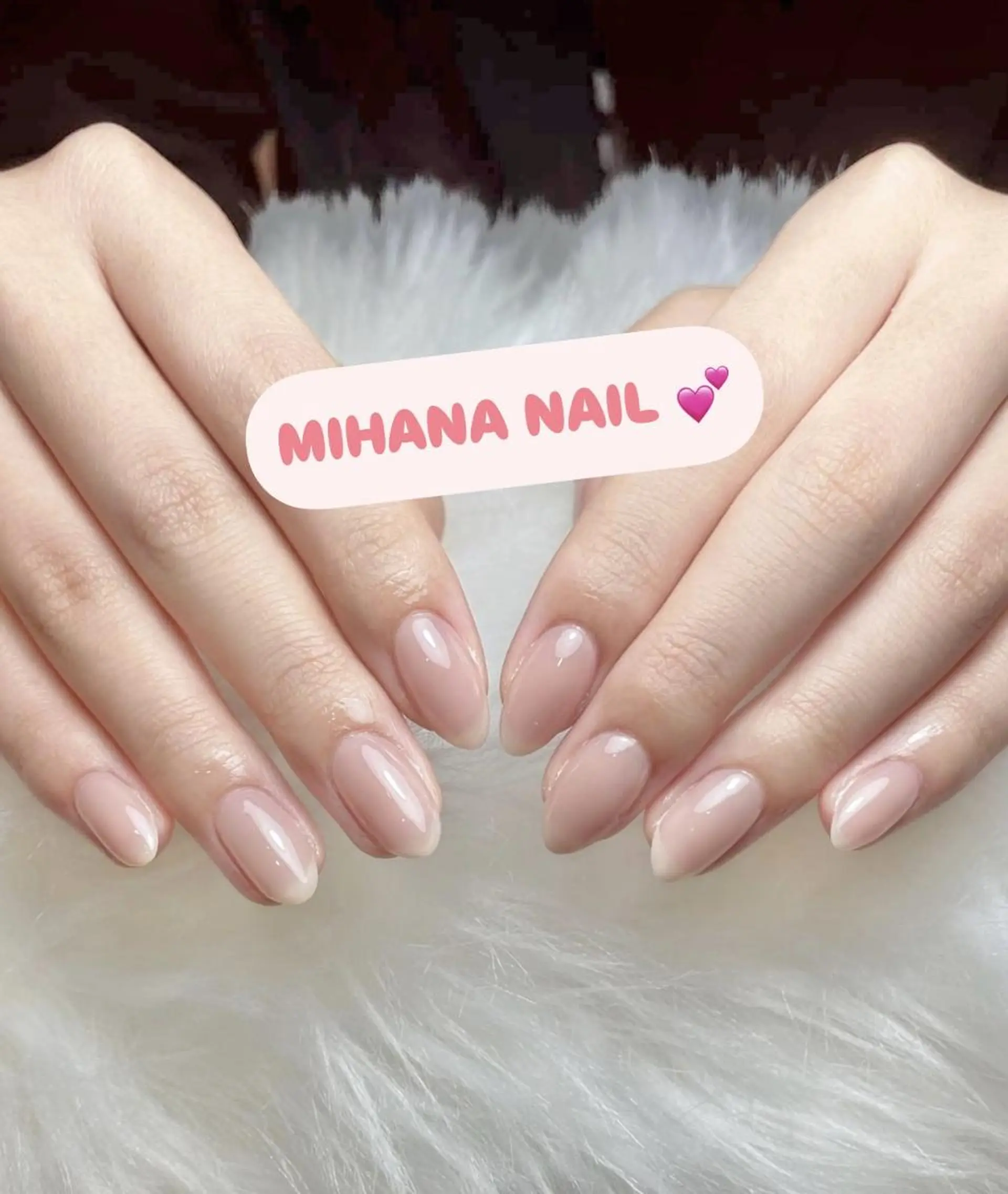 ネイル 長さ出し フレンチネイル グラデーション 卒業式 マグネットネイル ハンドネイル ハンドケア MIHANA LILYのネイルデザイン