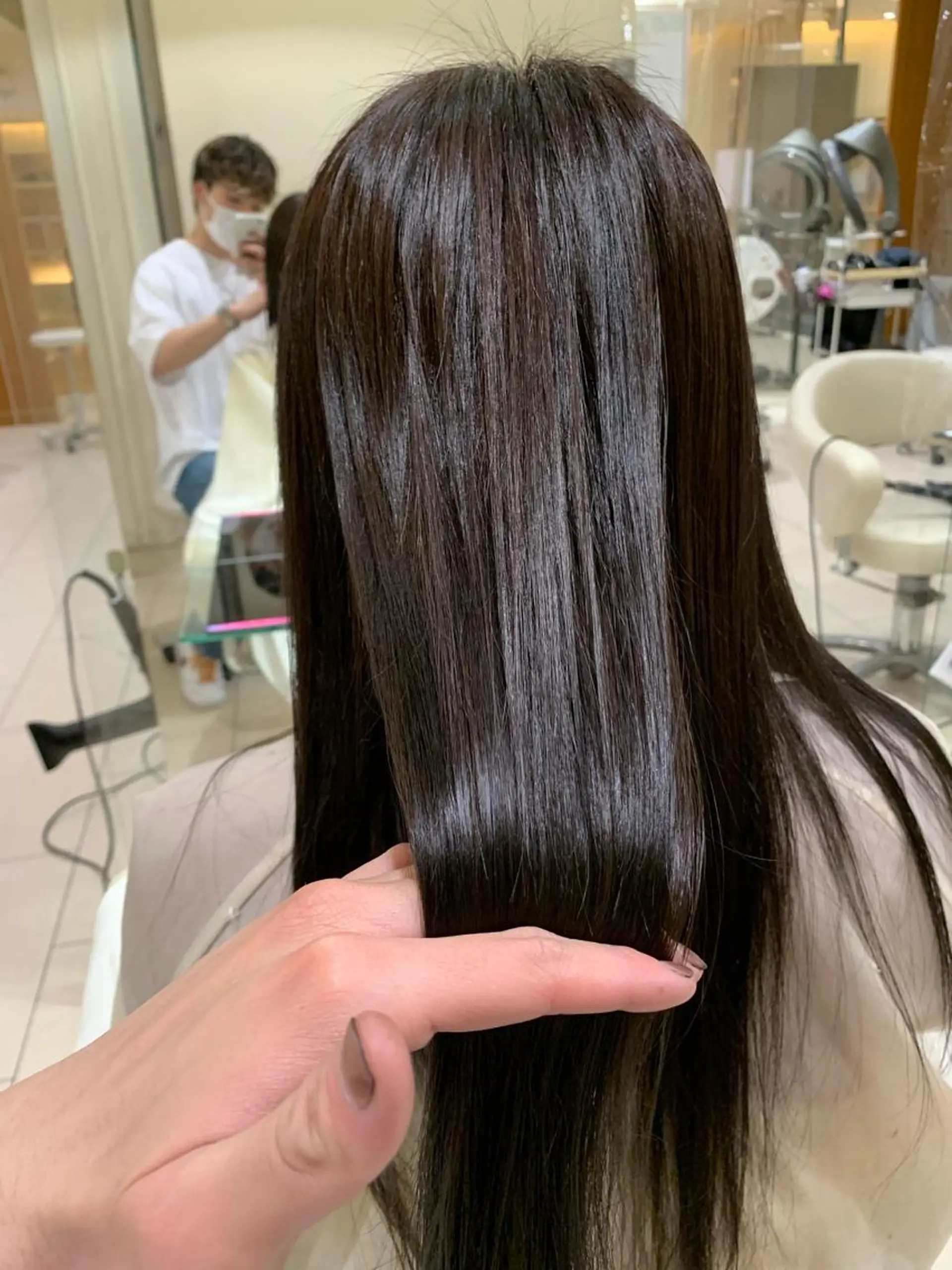 カラー バレイヤージュ／ ブリーチ/鎌田のヘアスタイル
