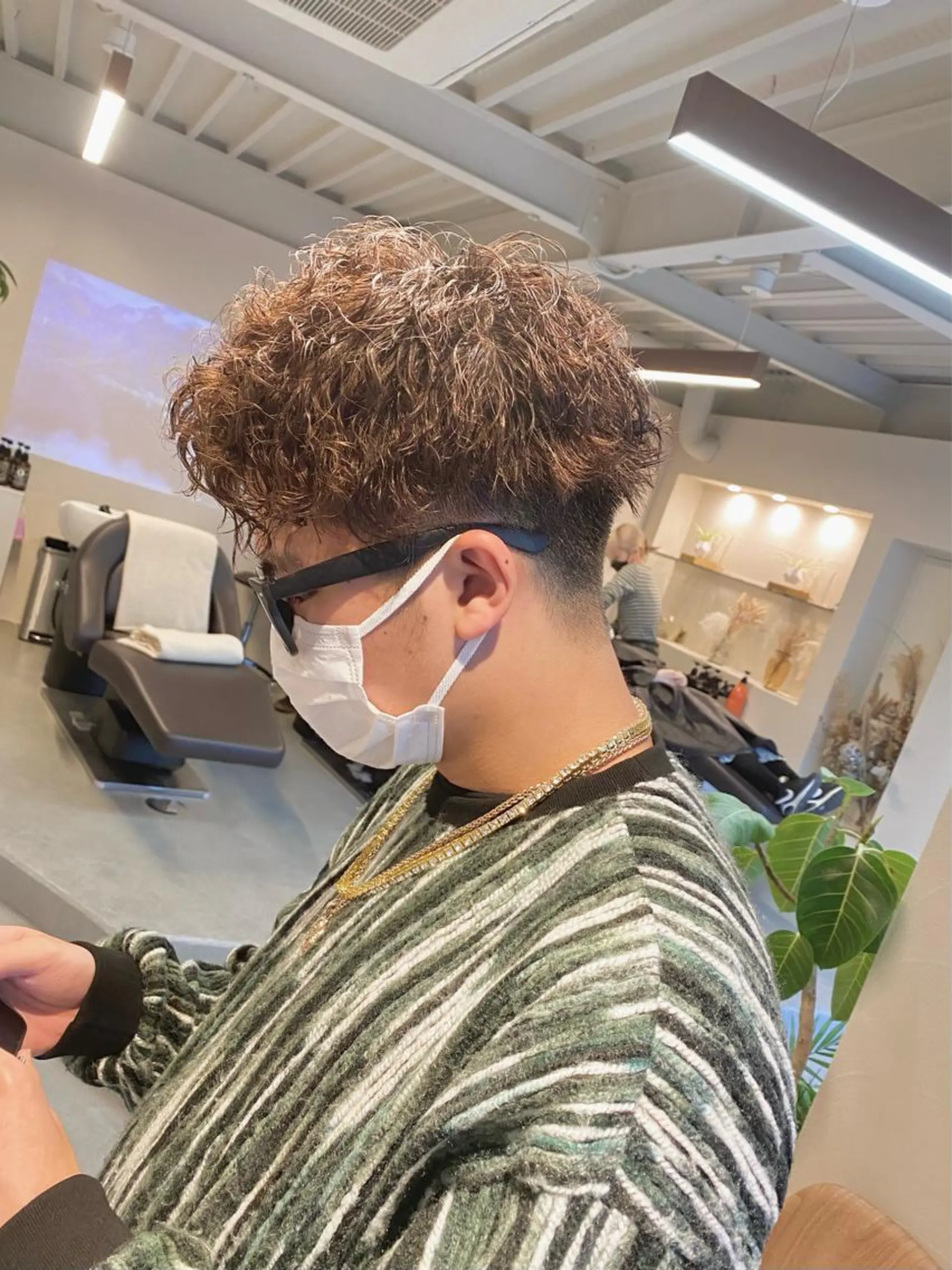 パーマ メンズ メンズパーマ Masena所属・🍁中川 慎之介🍁のヘアスタイル