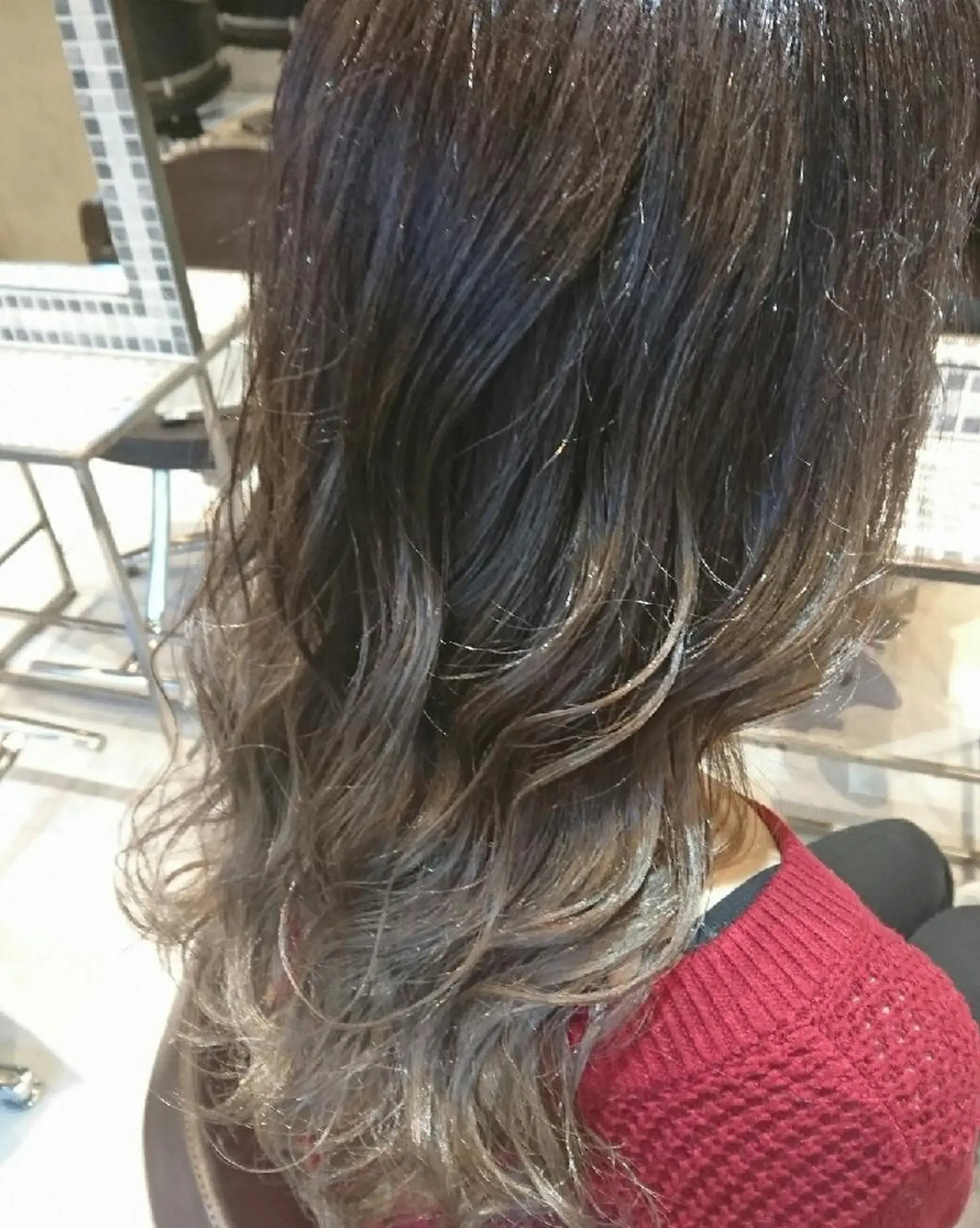 ロング カラー カット 縮毛矯正 トリートメント youres センター南所属・今満 精二のヘアスタイル