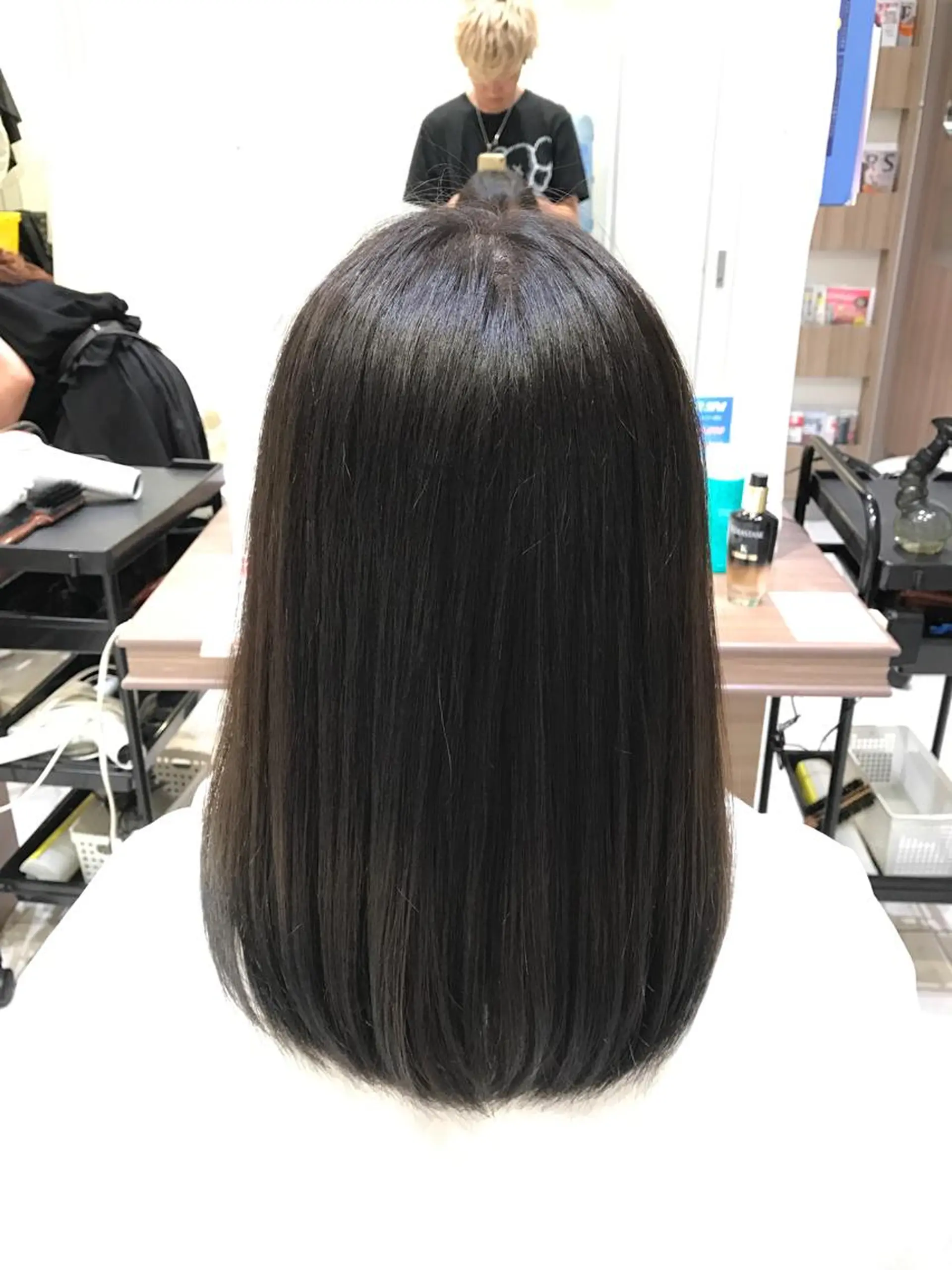 ロング カラー アッシュ イルミナカラー 【メンズ縮毛矯正】 田中秀斗のヘアスタイル