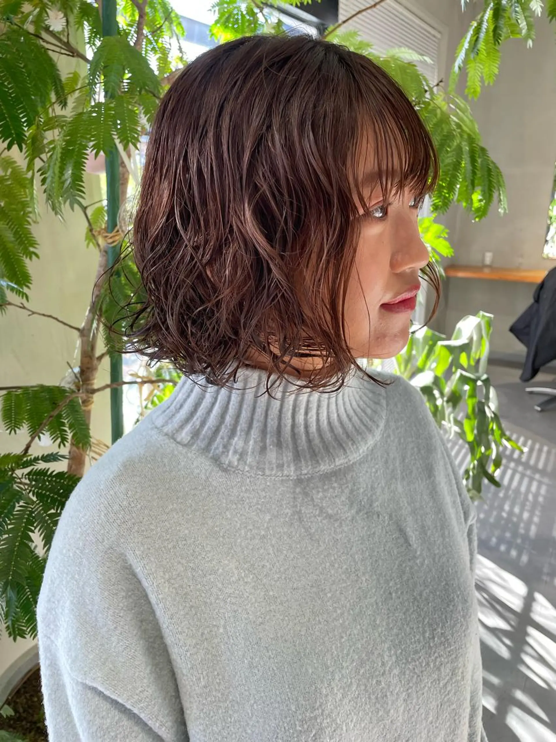 ミディアム パーマ Nikiita リコ /カットのヘアスタイル