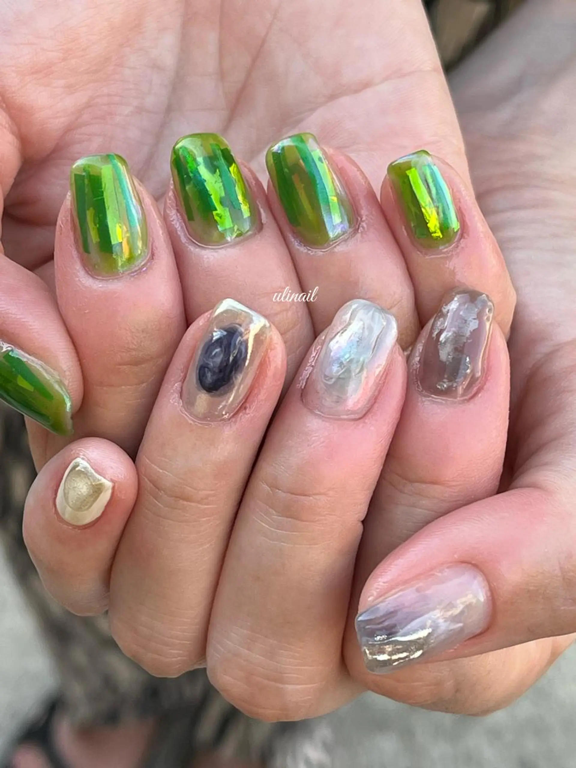 ネイル ハンドネイル ulinail （ウリネイル）のネイルデザイン